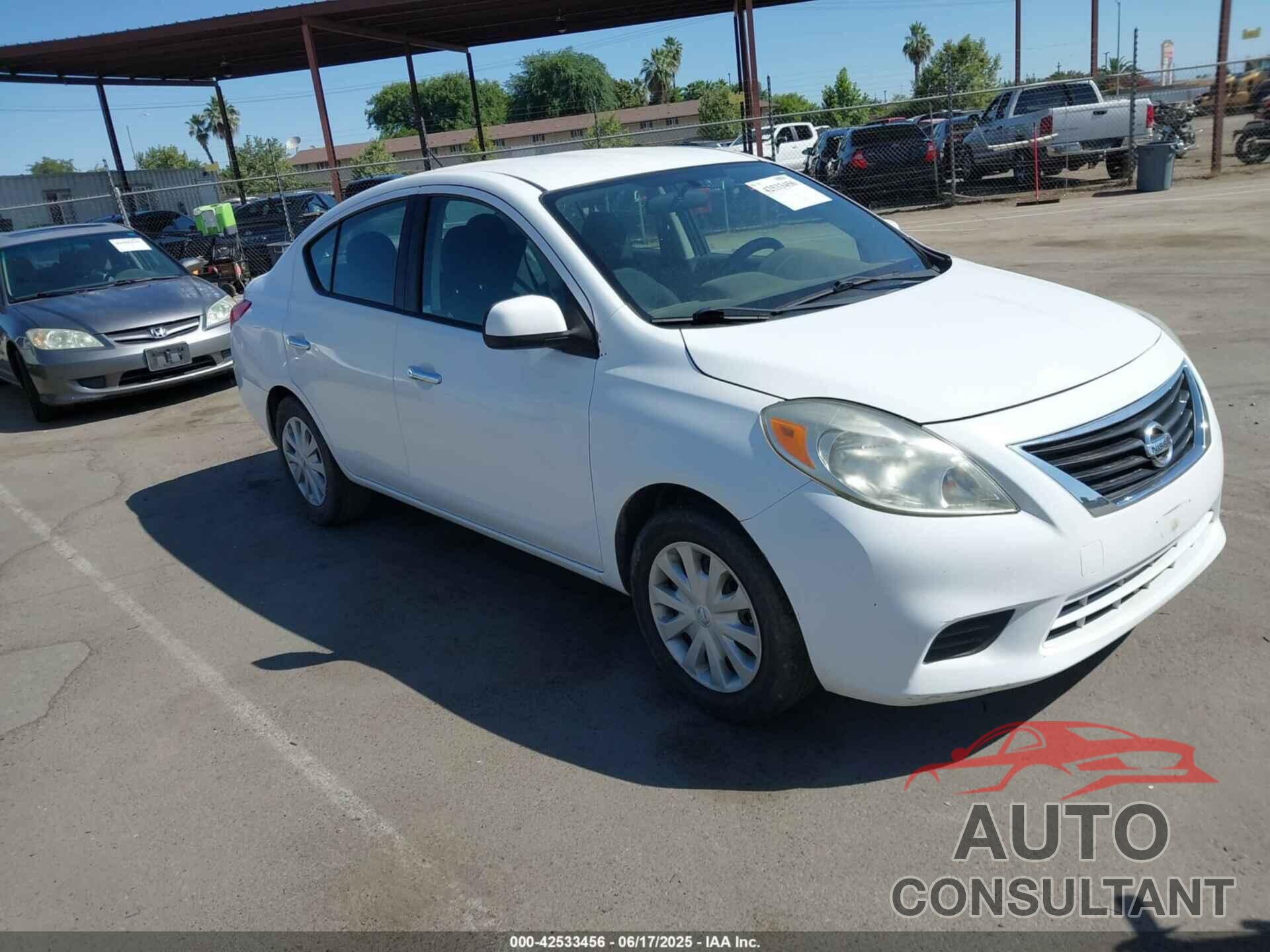 NISSAN VERSA 2012 - 3N1CN7APXCL925673