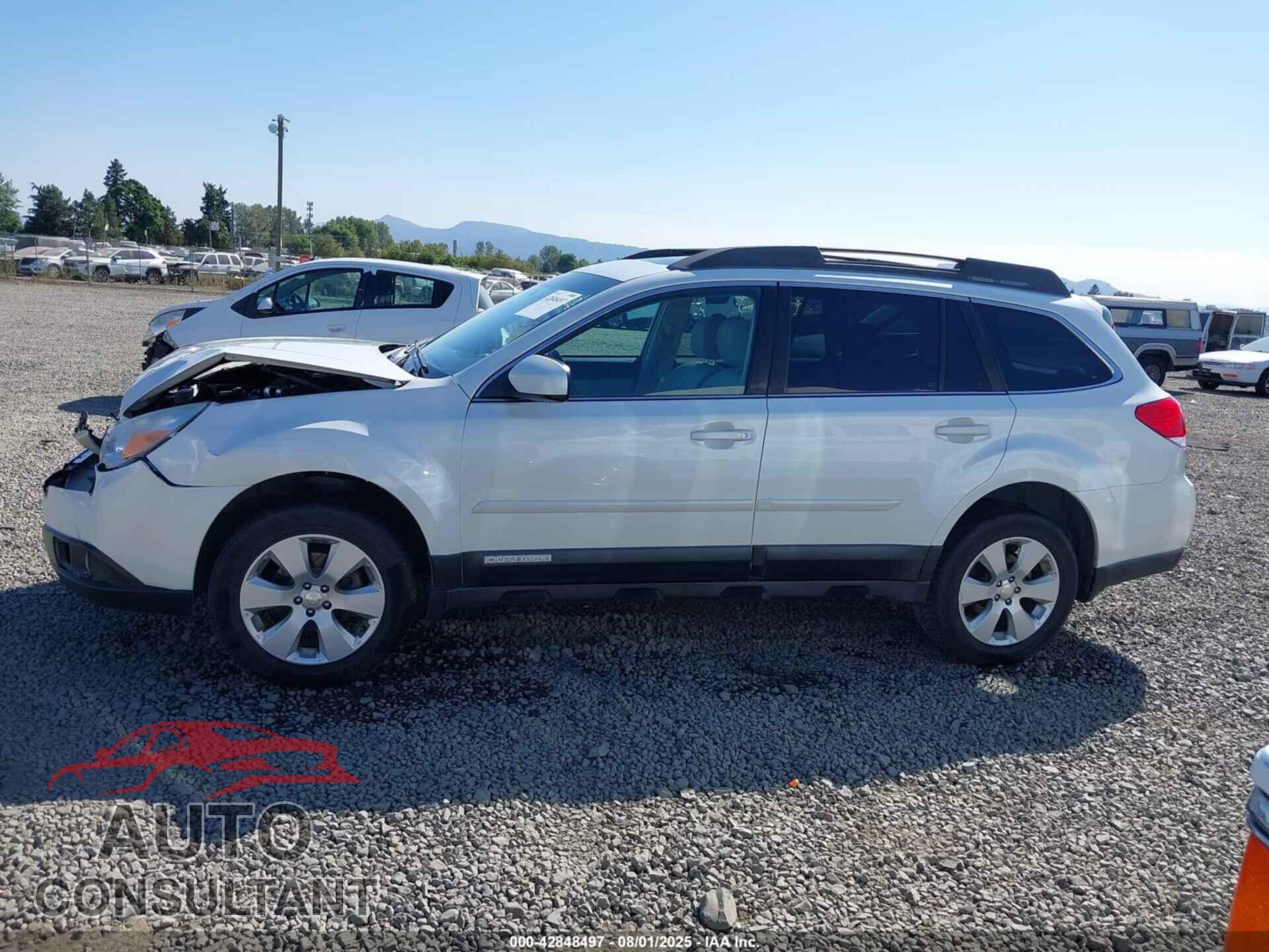 SUBARU OUTBACK 2012 - 4S4BRBHC3C3205044