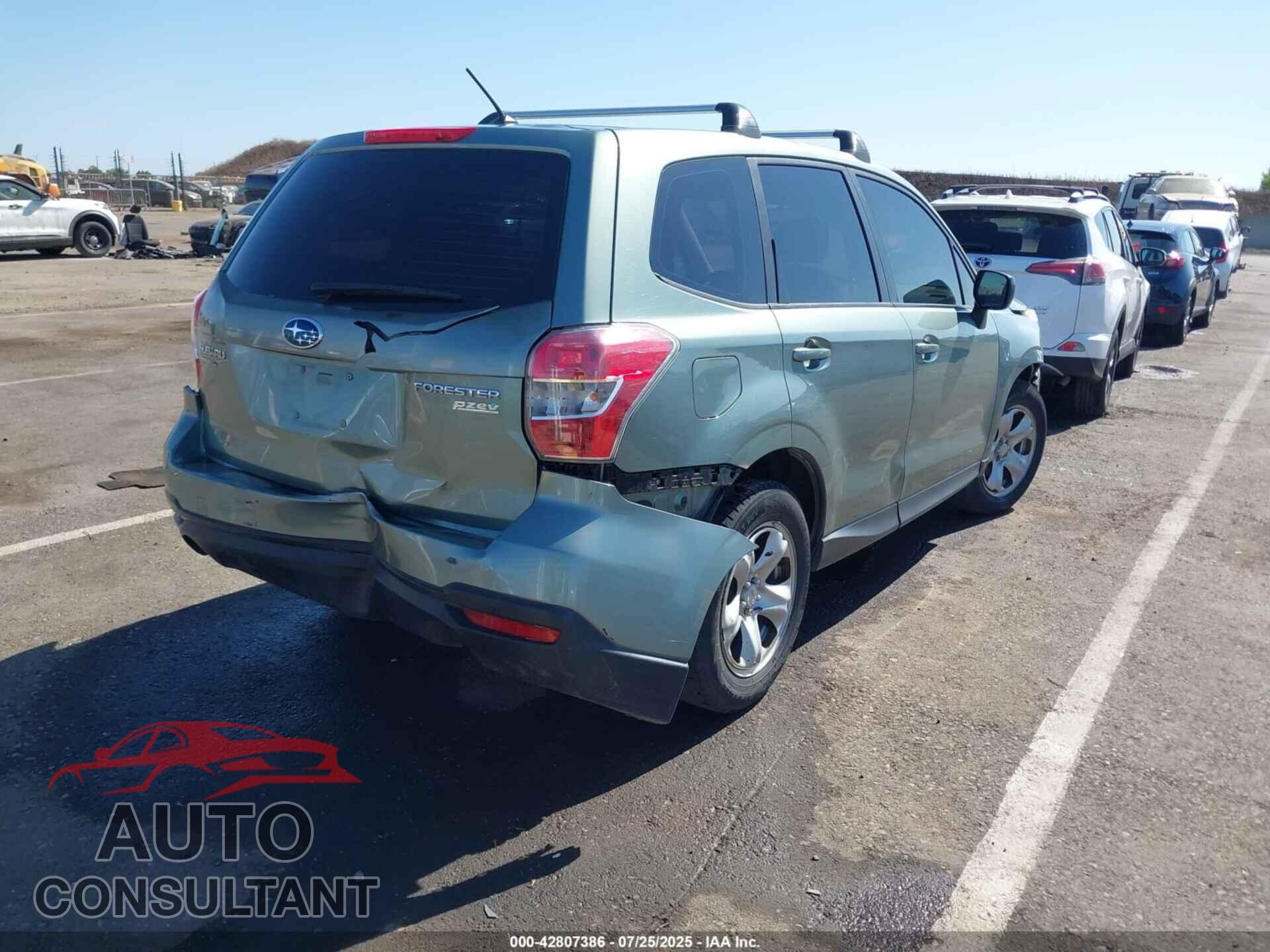 SUBARU FORESTER 2014 - JF2SJAAC2EG449541