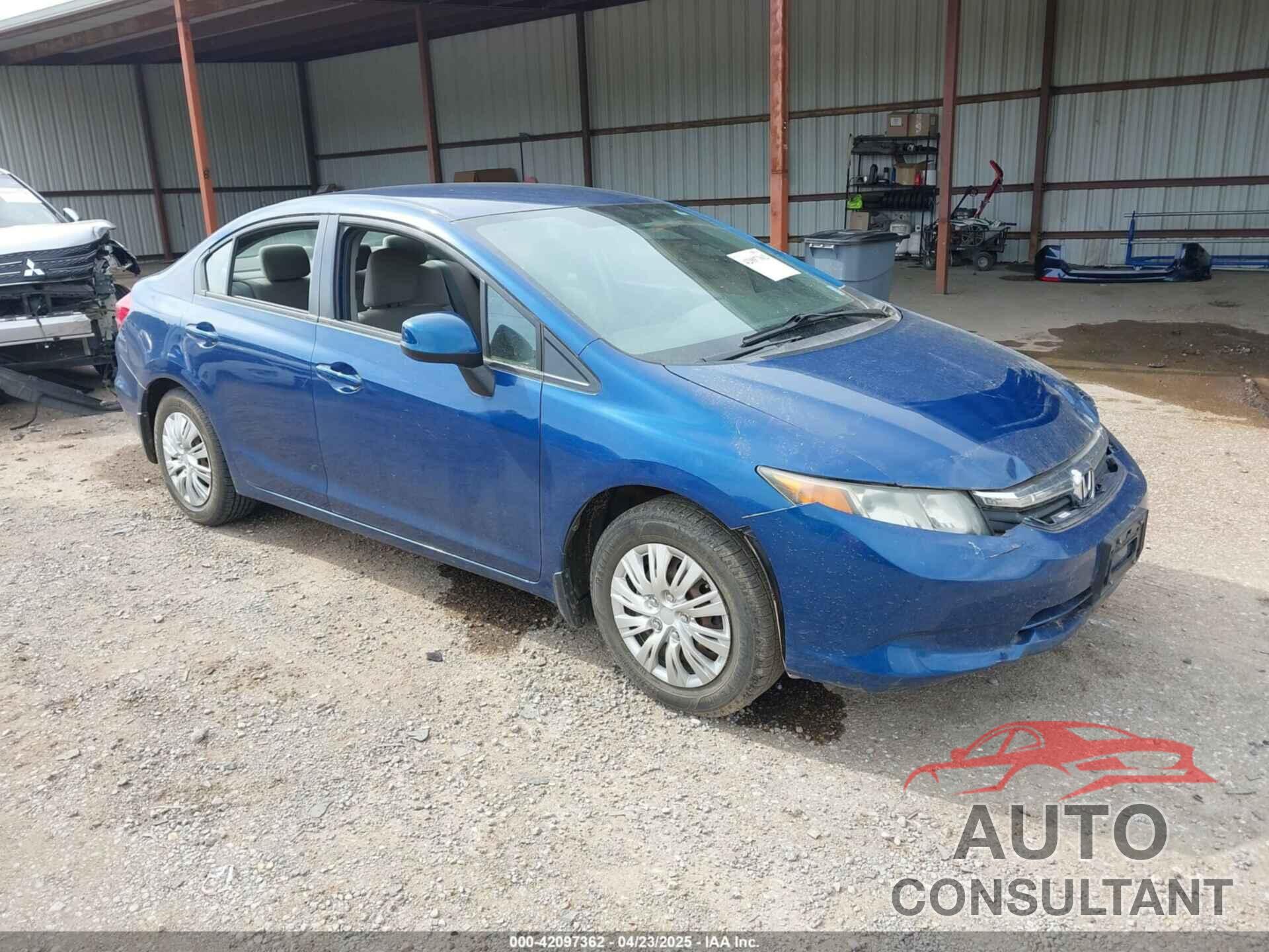 HONDA CIVIC 2012 - 19XFB2F57CE005209