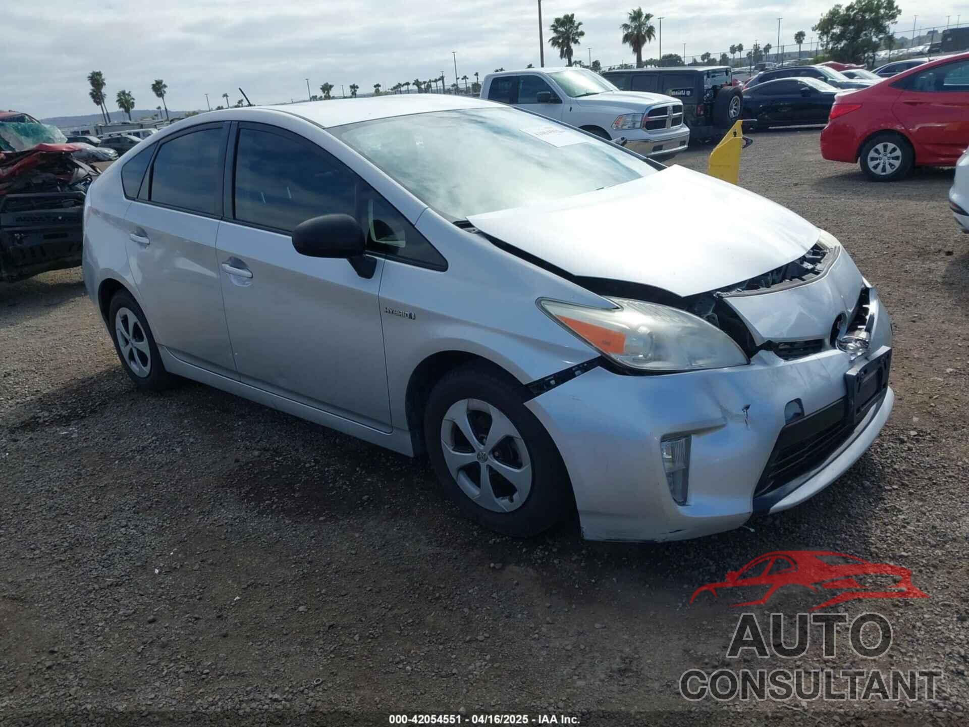 TOYOTA PRIUS 2012 - JTDKN3DU4C5485002