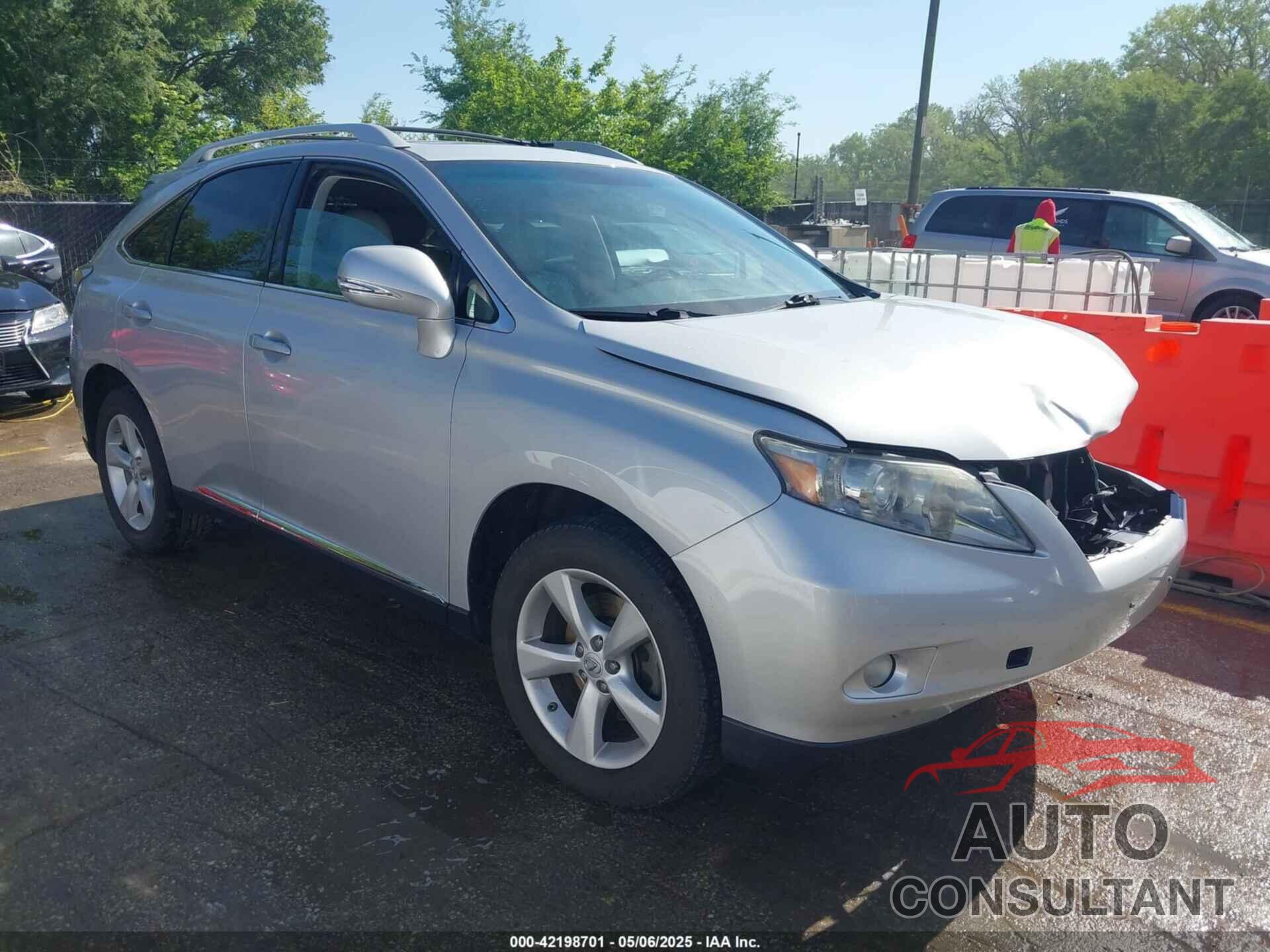 LEXUS RX 350 2012 - 2T2BK1BA5CC129663