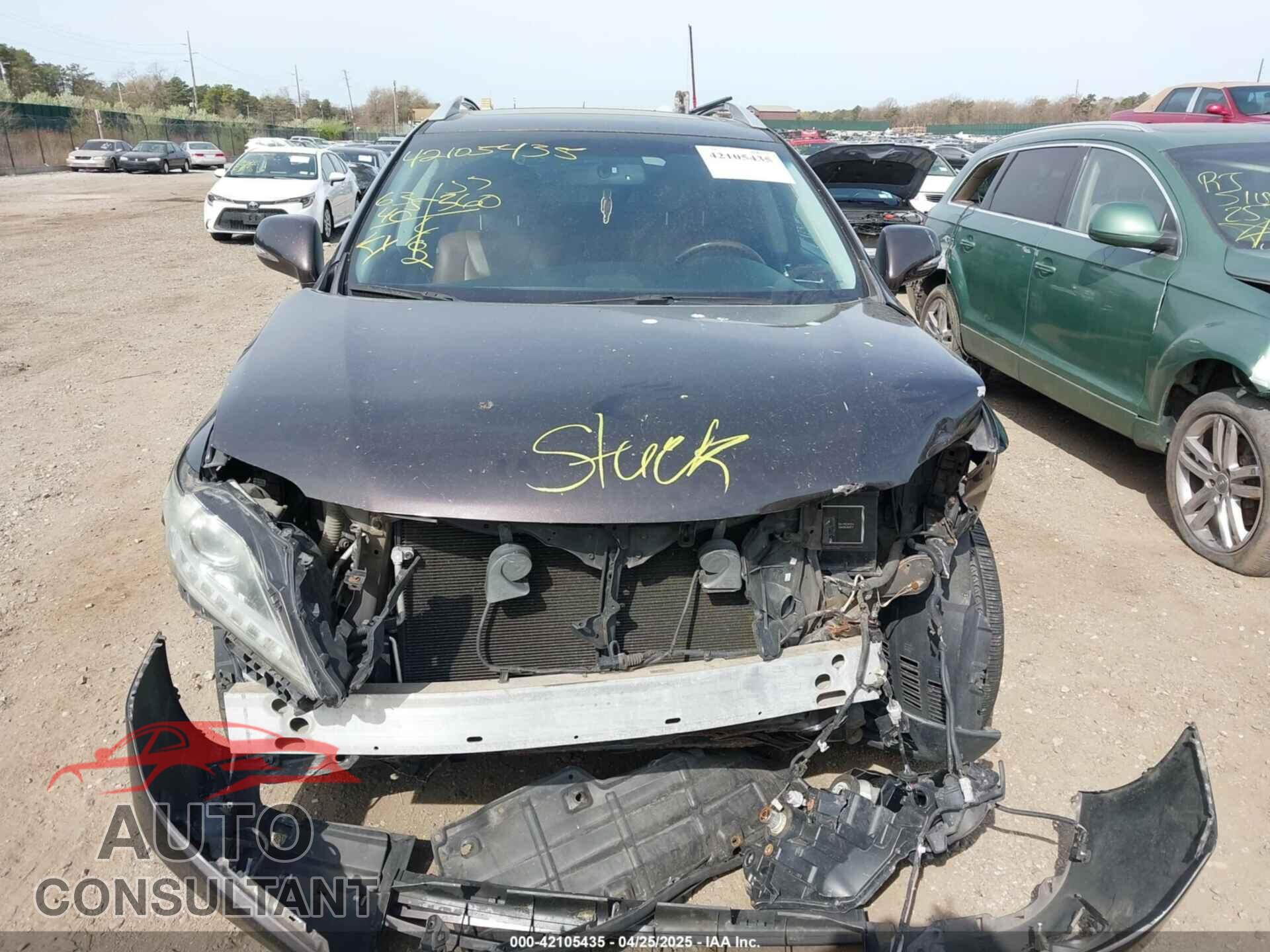 LEXUS RX 350 2013 - 2T2BK1BA2DC166123
