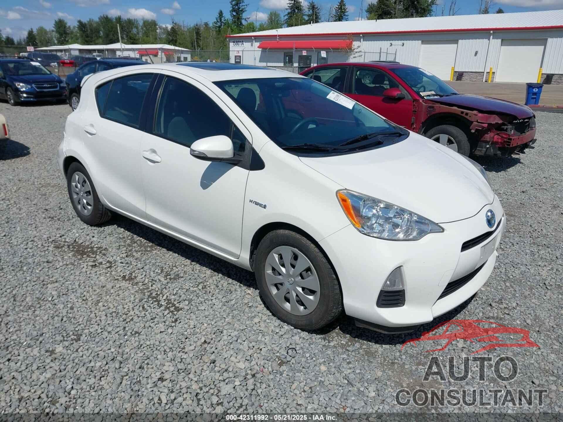 TOYOTA PRIUS C 2014 - JTDKDTB39E1081104