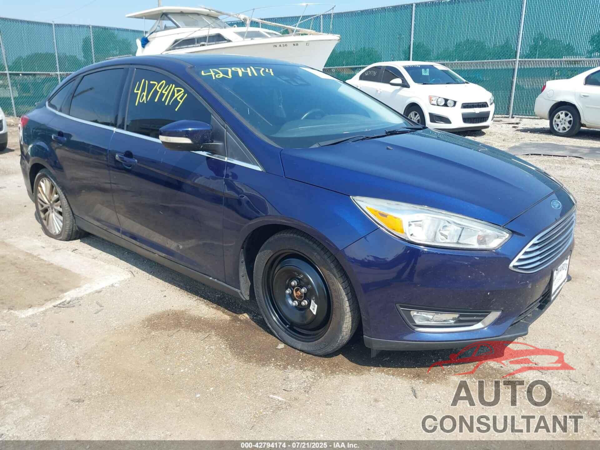 FORD FOCUS 2016 - 1FADP3J26GL382371