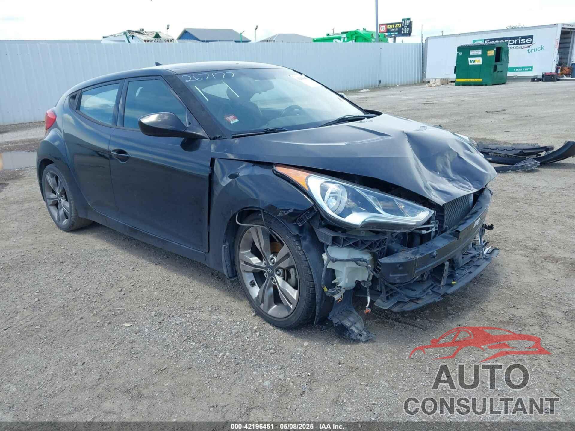 HYUNDAI VELOSTER 2015 - KMHTC6AD0FU231115