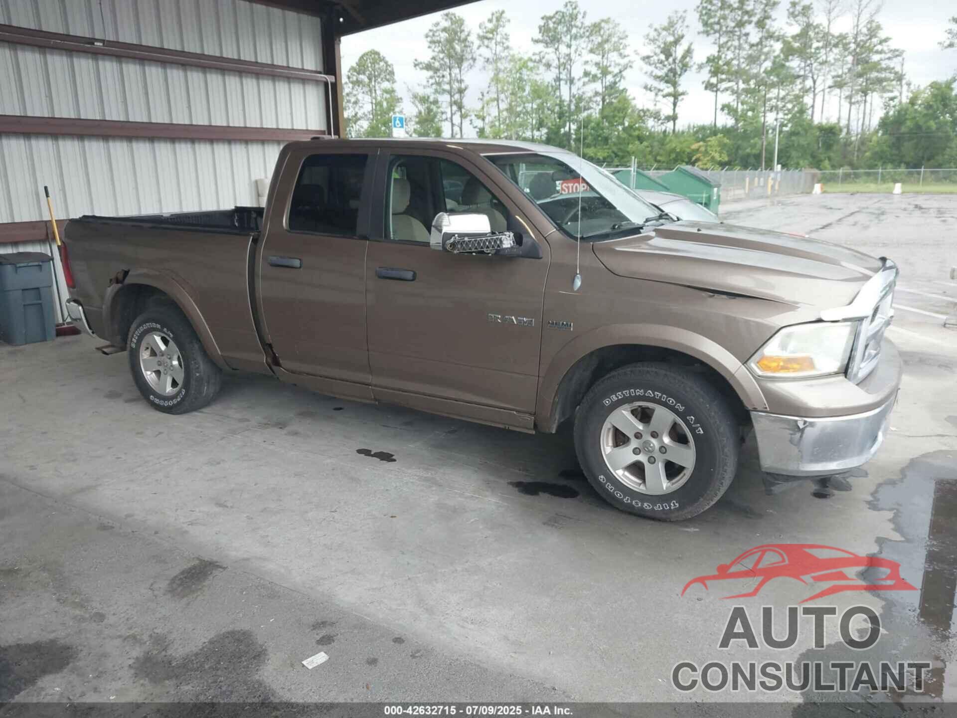 DODGE RAM 1500 2010 - 1D7RV1GT3AS191102
