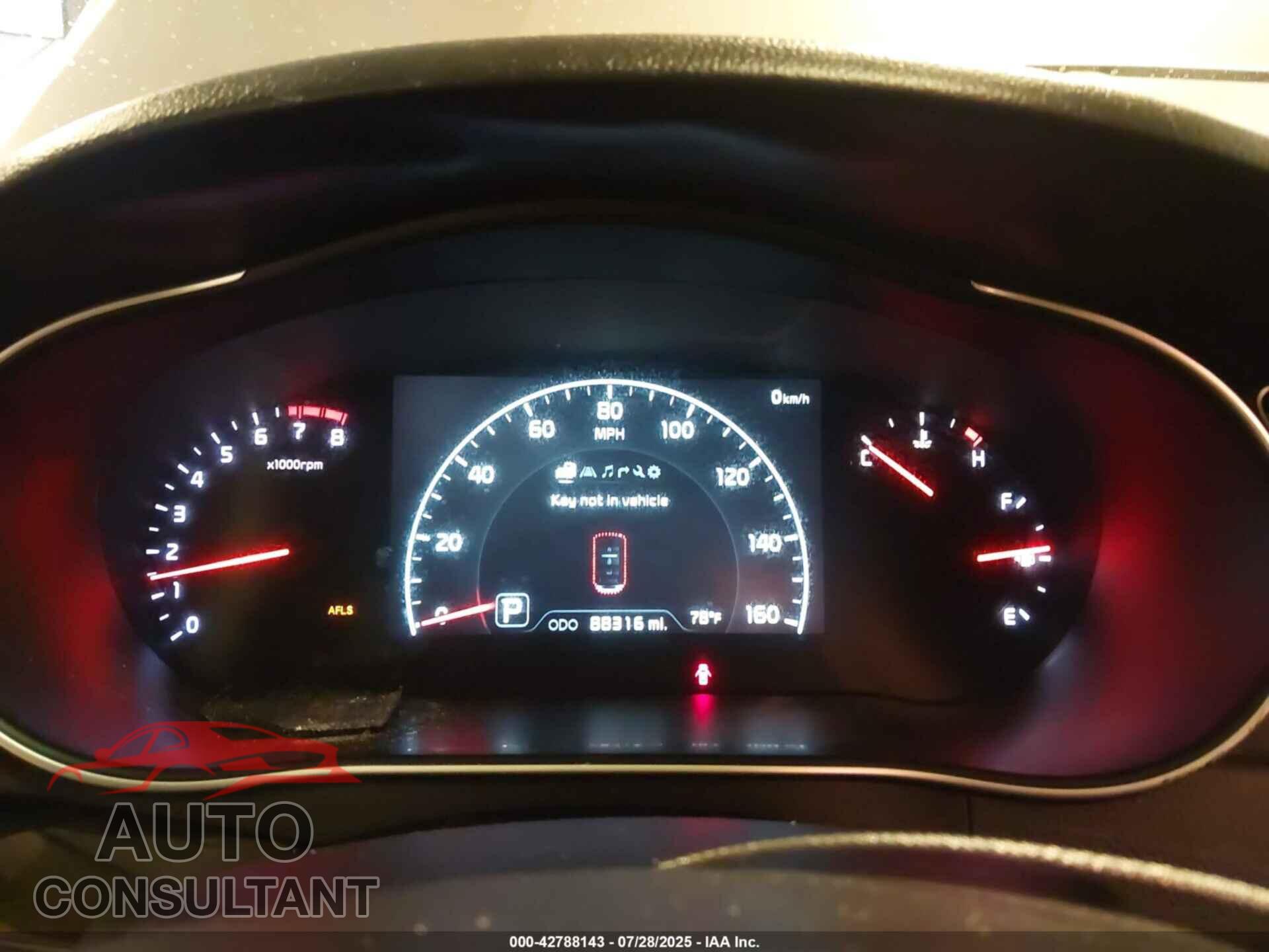 KIA CADENZA 2014 - KNALN4D73E5124543