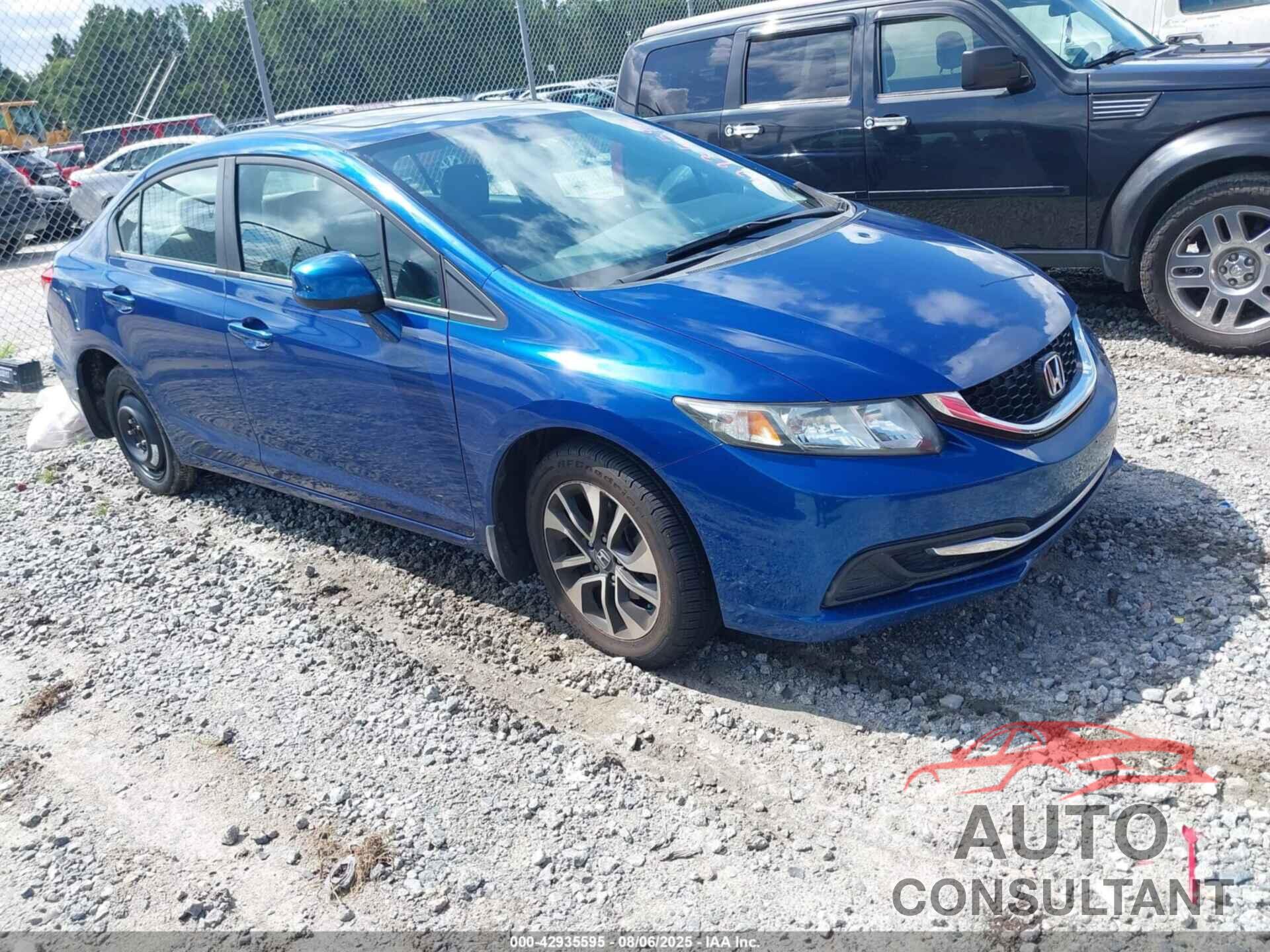 HONDA CIVIC 2013 - 19XFB2F86DE046037