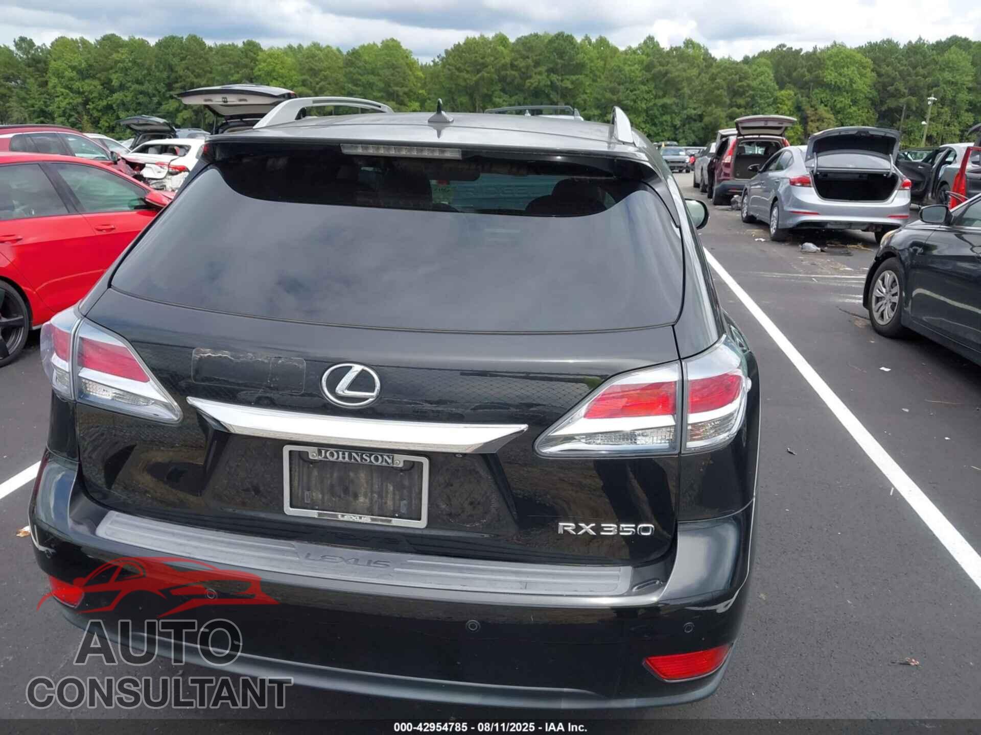 LEXUS RX 350 2013 - 2T2BK1BA2DC189997