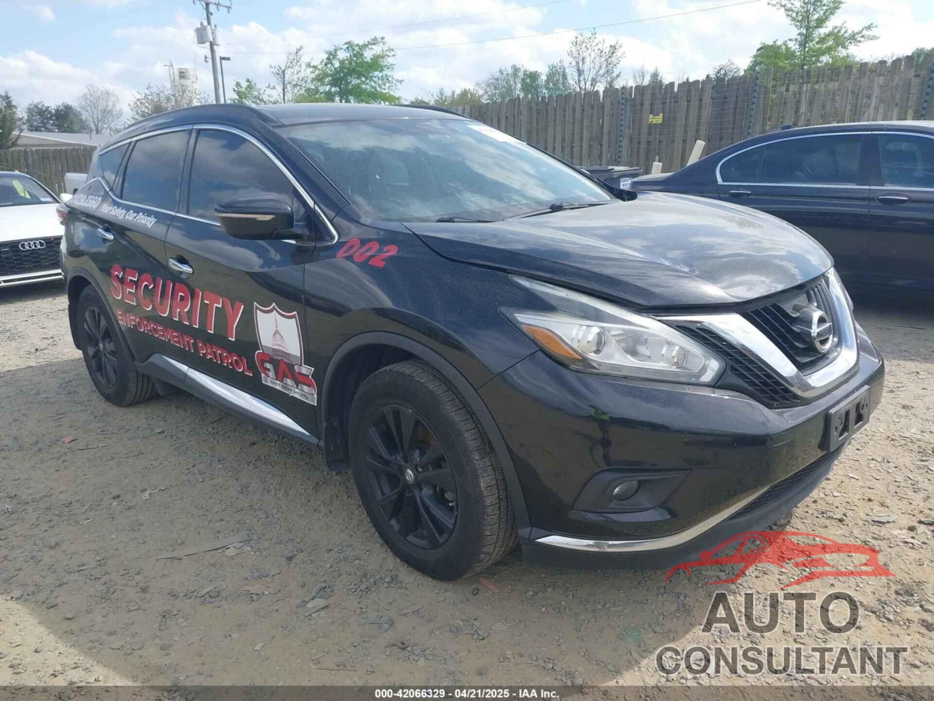 NISSAN MURANO 2015 - 5N1AZ2MH5FN222076
