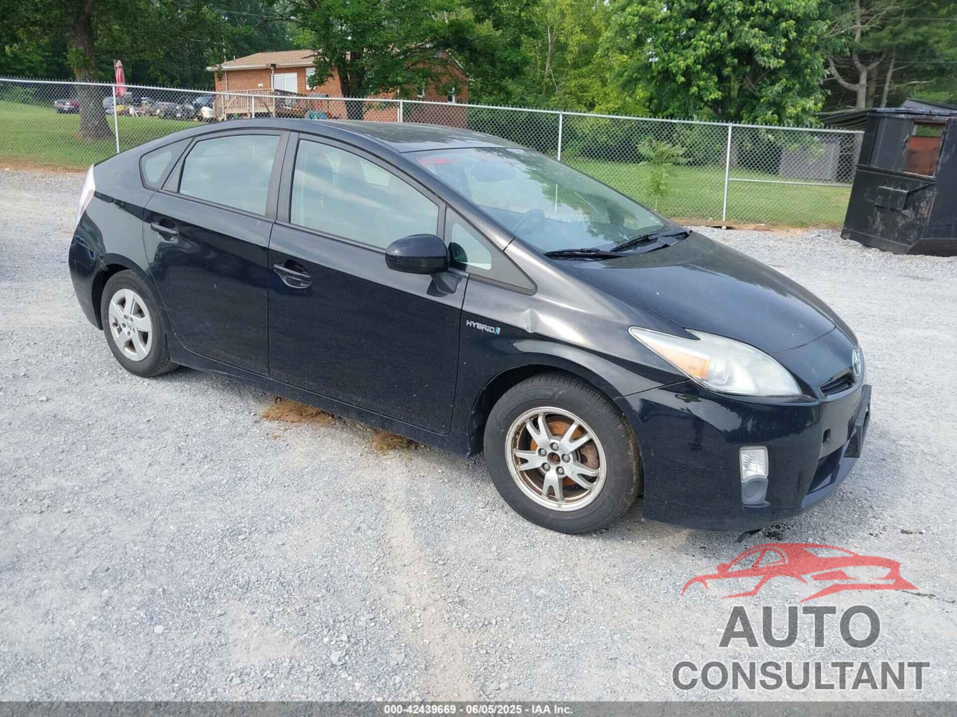 TOYOTA PRIUS 2010 - JTDKN3DU0A0010019