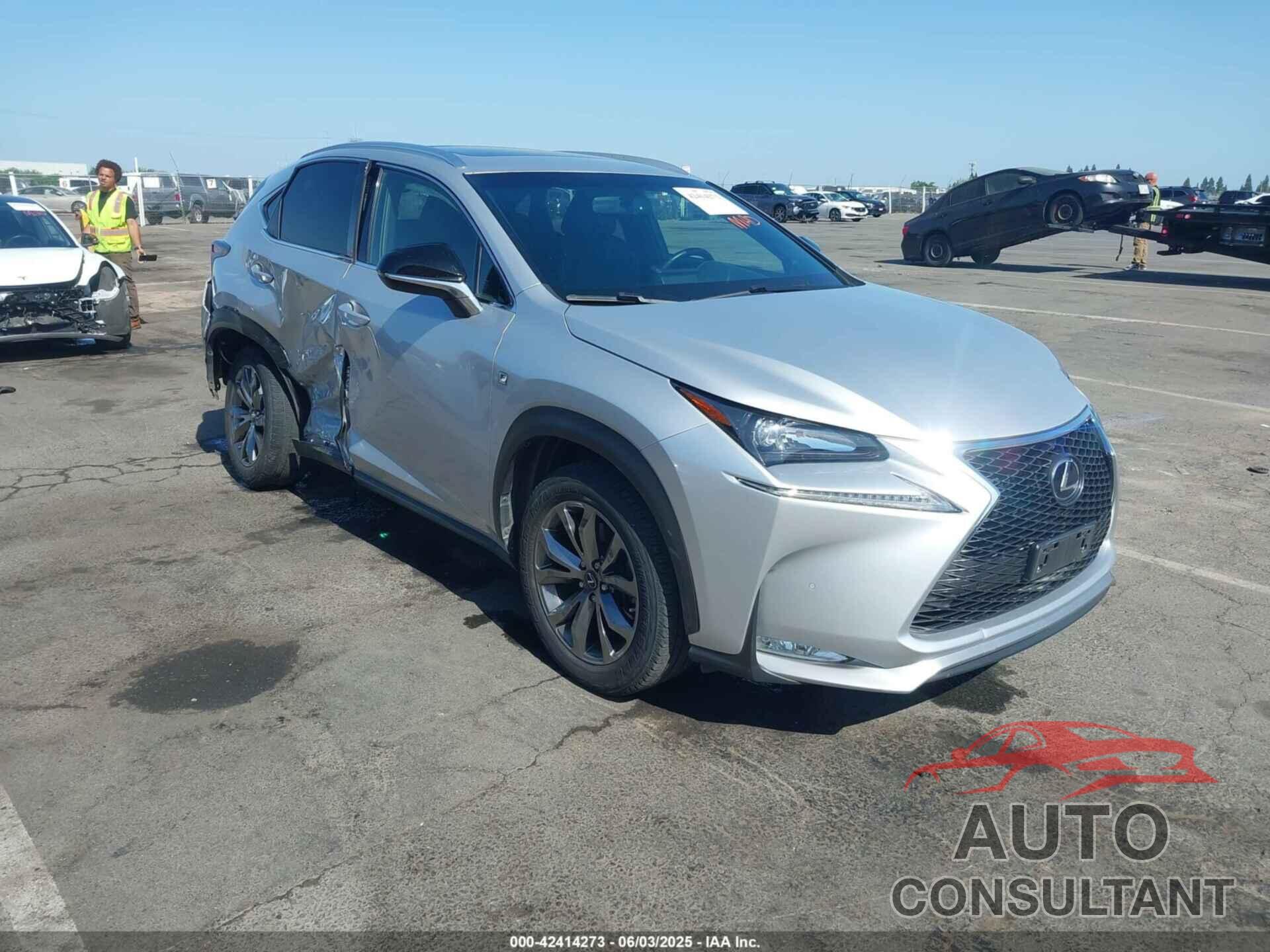 LEXUS NX 200T 2015 - JTJYARBZ3F2006529