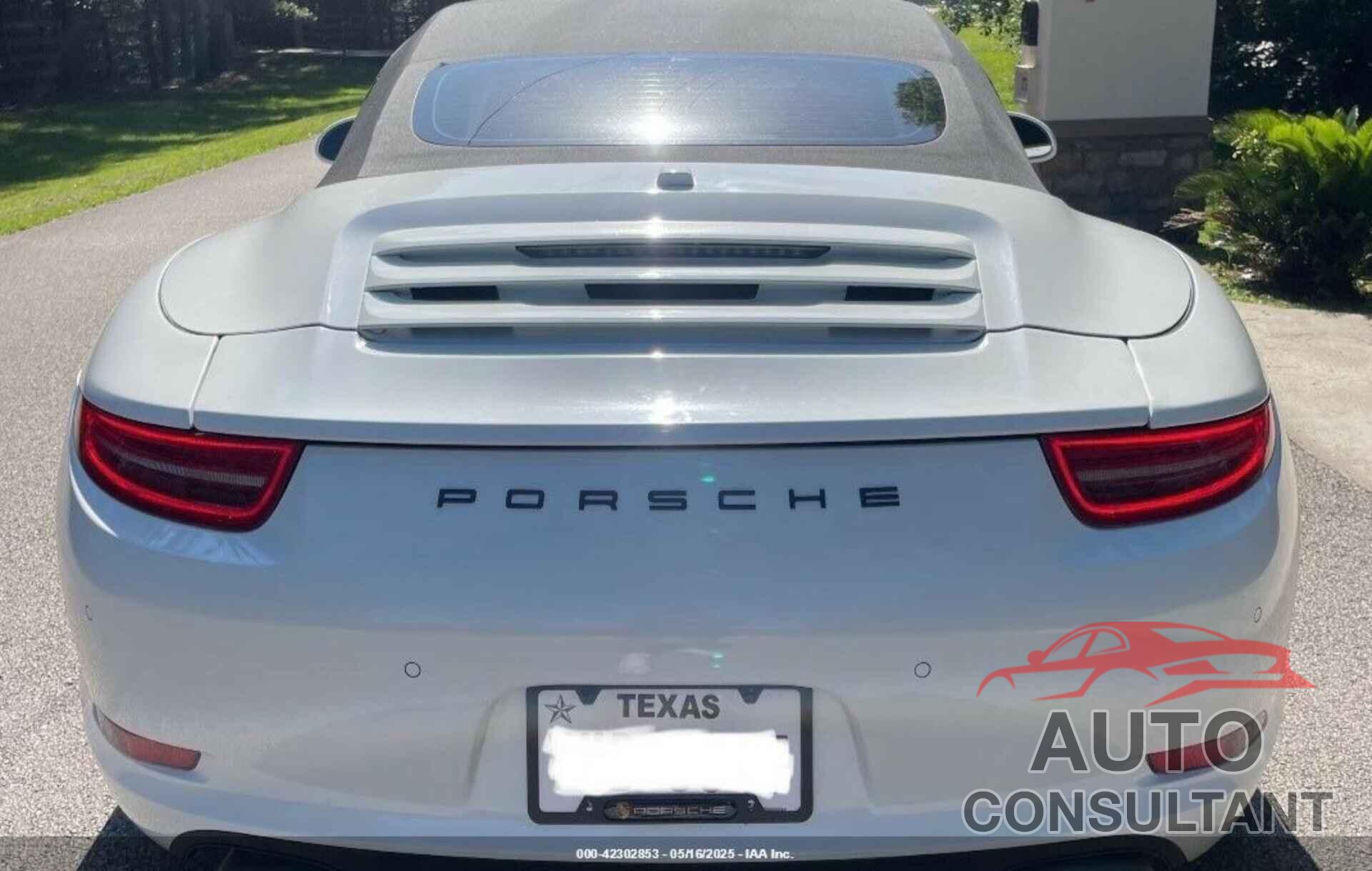 PORSCHE 911 2014 - WP0CA2A92ES140453
