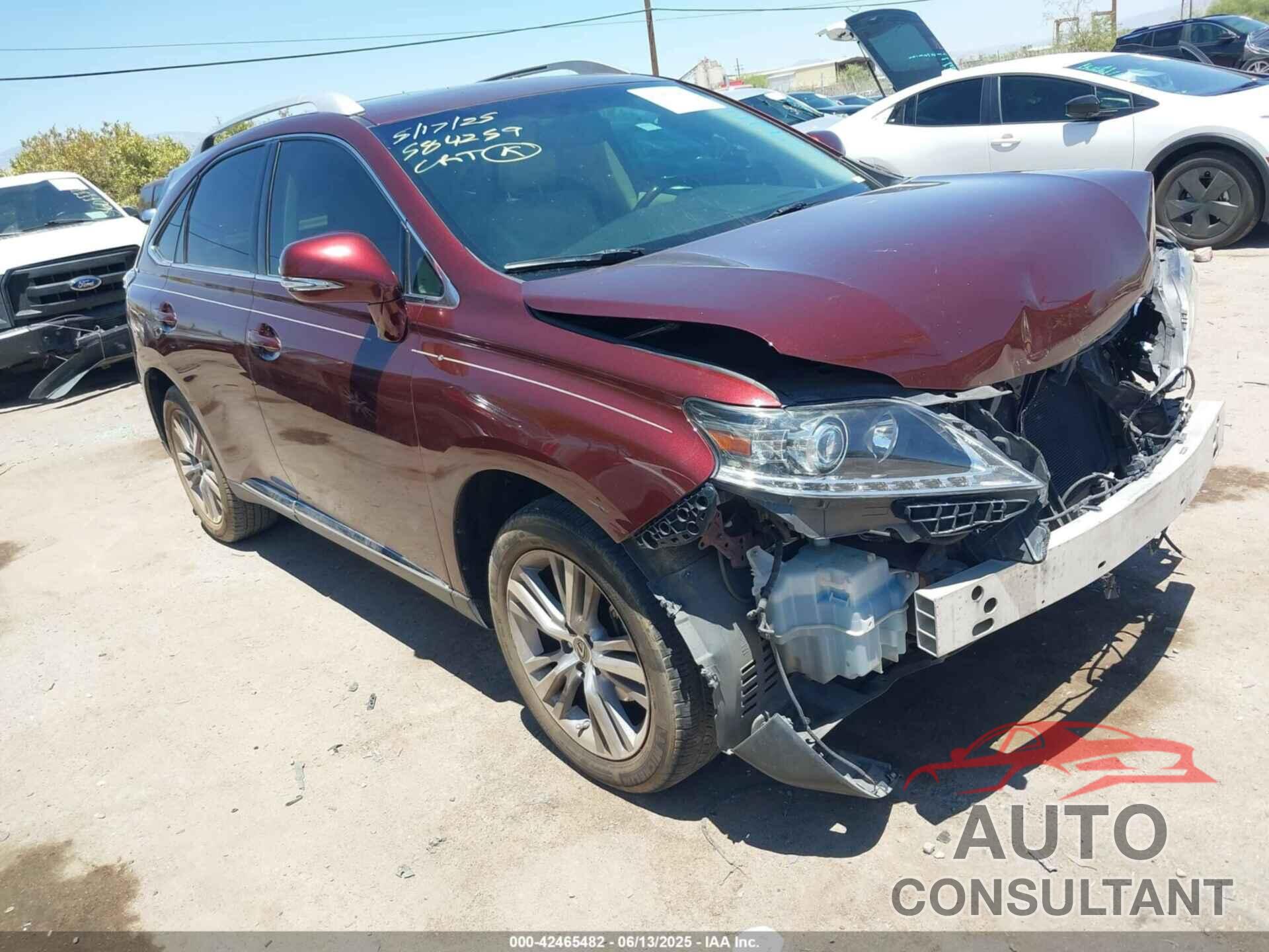LEXUS RX 350 2015 - 2T2ZK1BA6FC159211