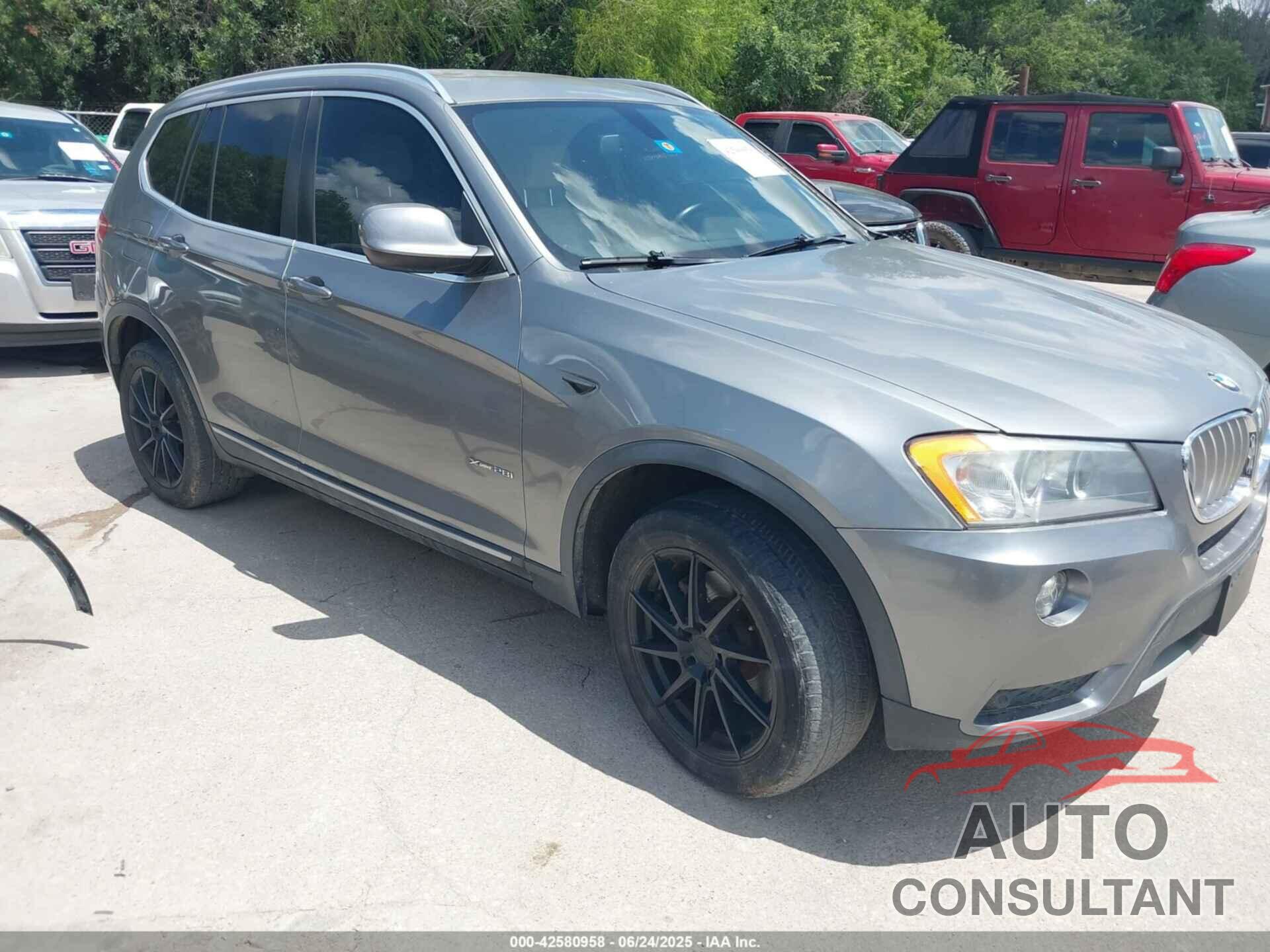 BMW X3 2013 - 5UXWX9C5XD0A25805