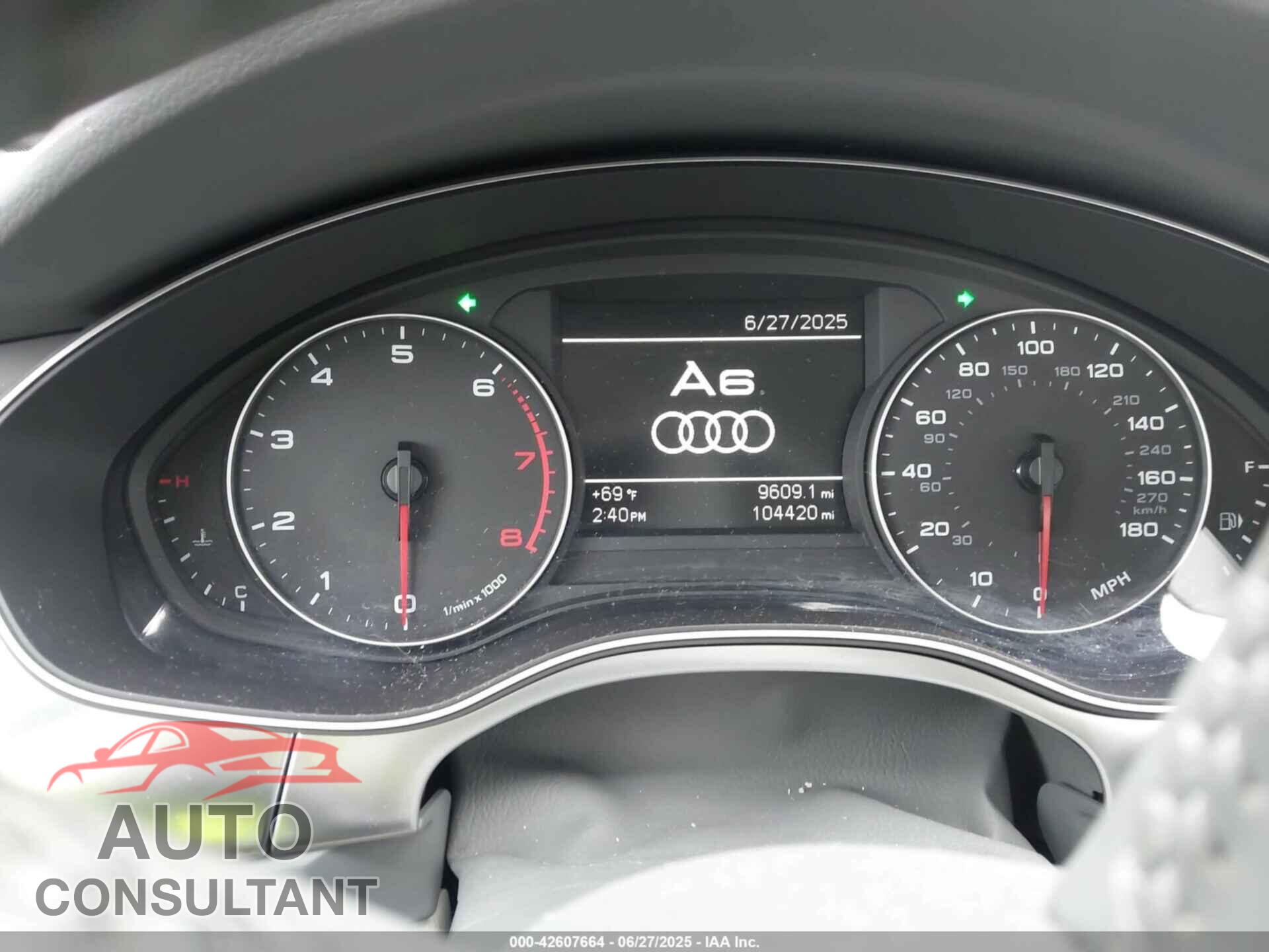 AUDI A6 2013 - WAUFFAFC9DN080565