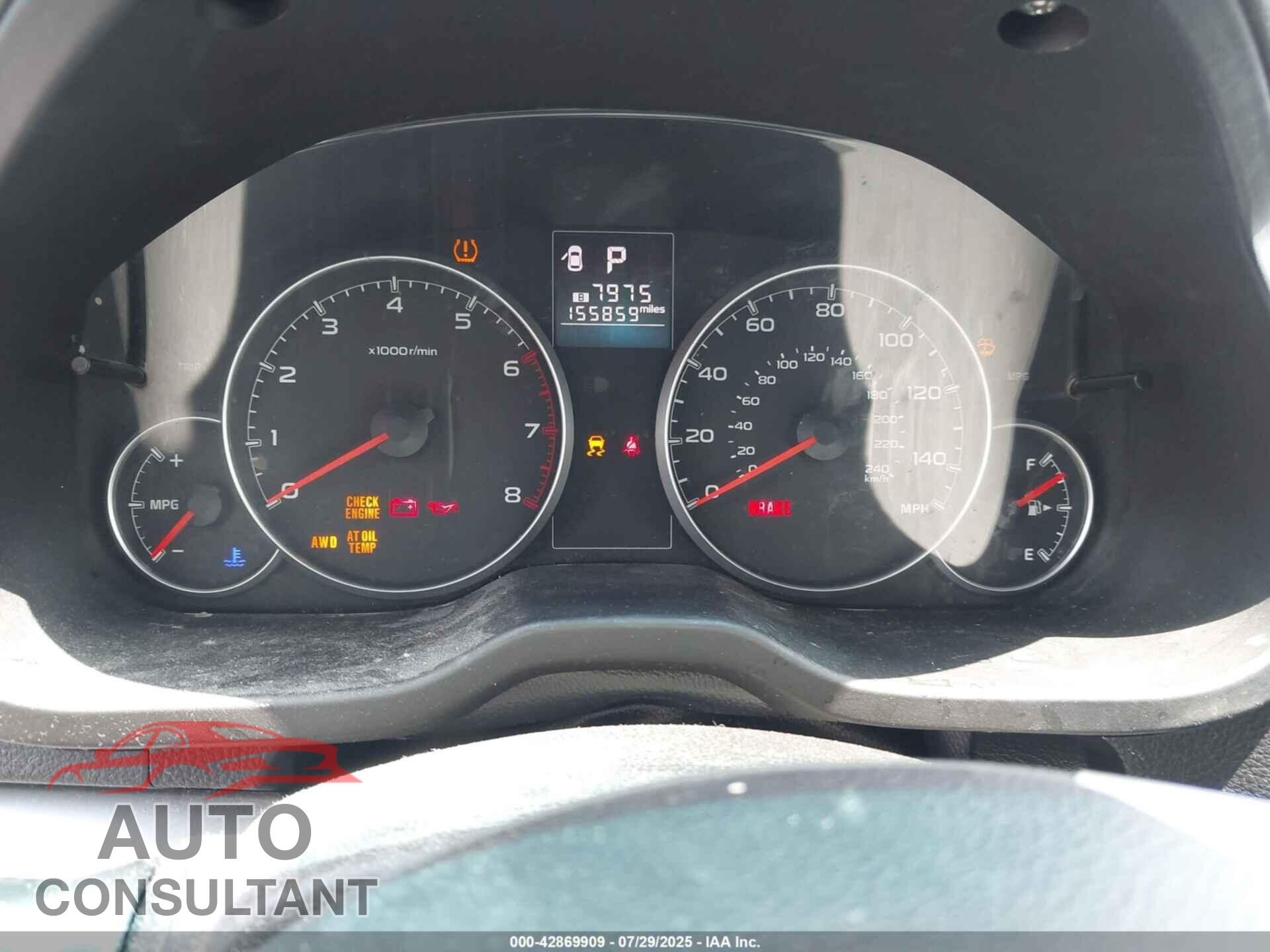 SUBARU OUTBACK 2014 - 4S4BRBCC8E3267372