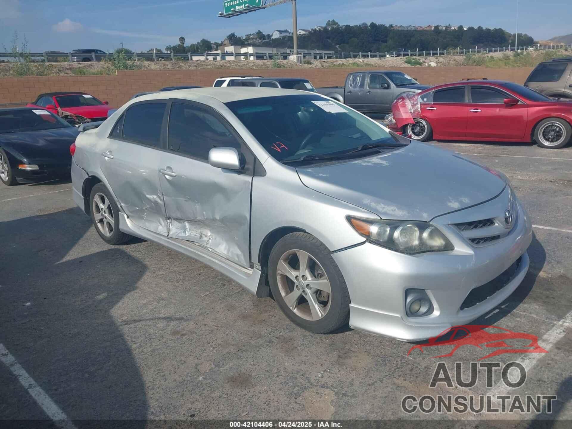 TOYOTA COROLLA 2012 - 5YFBU4EE7CP067875