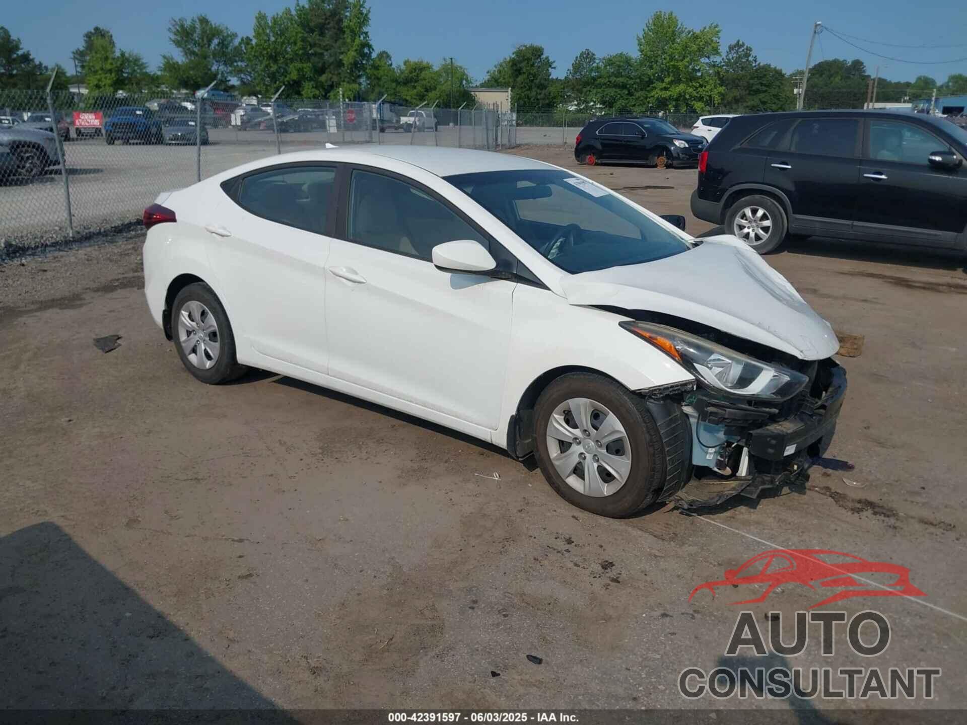 HYUNDAI ELANTRA 2016 - 5NPDH4AE9GH794201