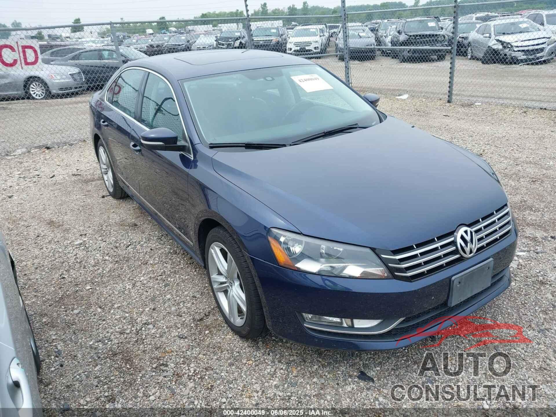 VOLKSWAGEN PASSAT 2014 - 1VWBN7A33EC085317