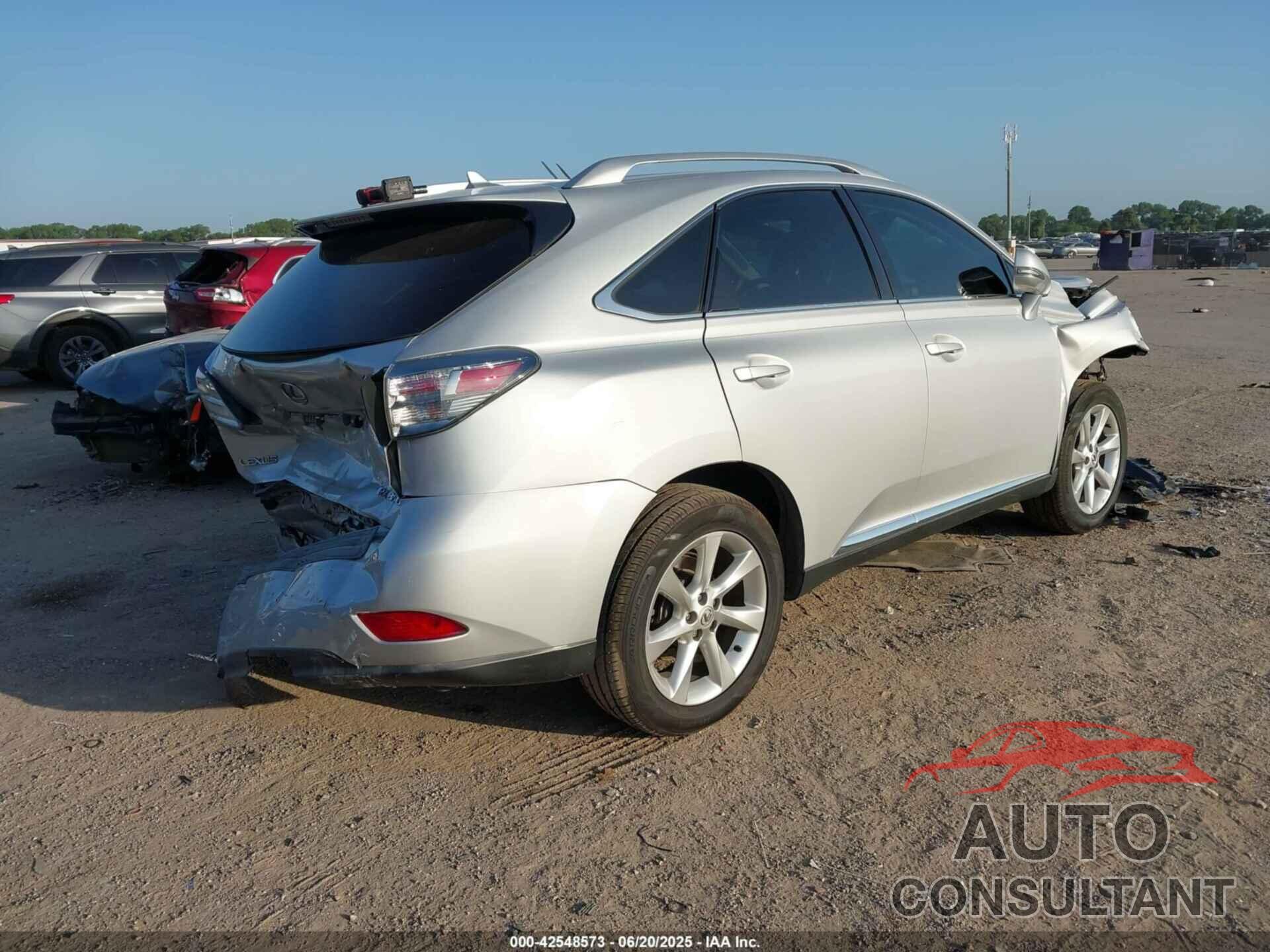 LEXUS RX 350 2010 - 2T2ZK1BA0AC006686