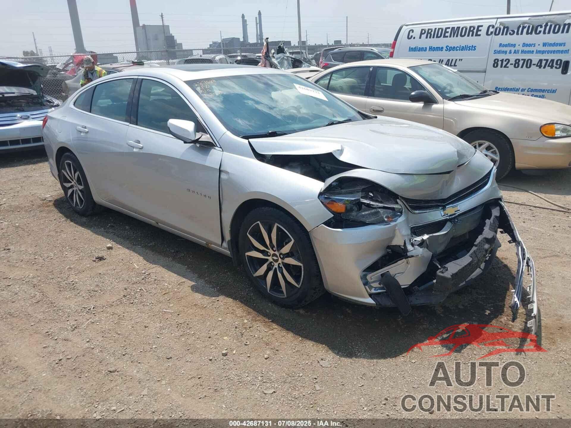 CHEVROLET MALIBU 2017 - 1G1ZE5ST5HF120309