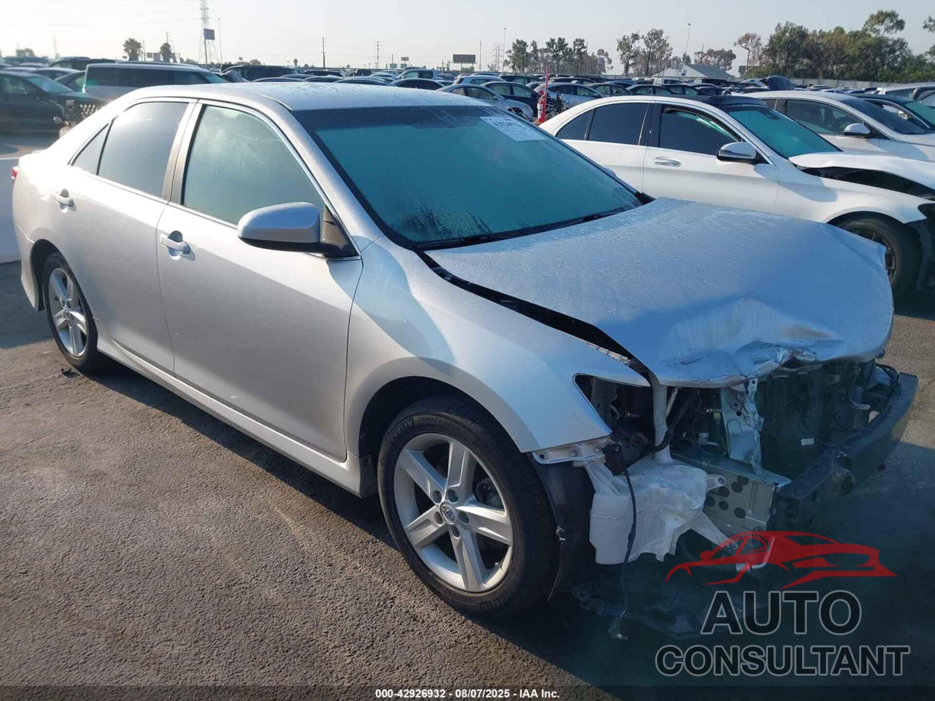 TOYOTA CAMRY 2012 - 4T1BF1FK0CU106673