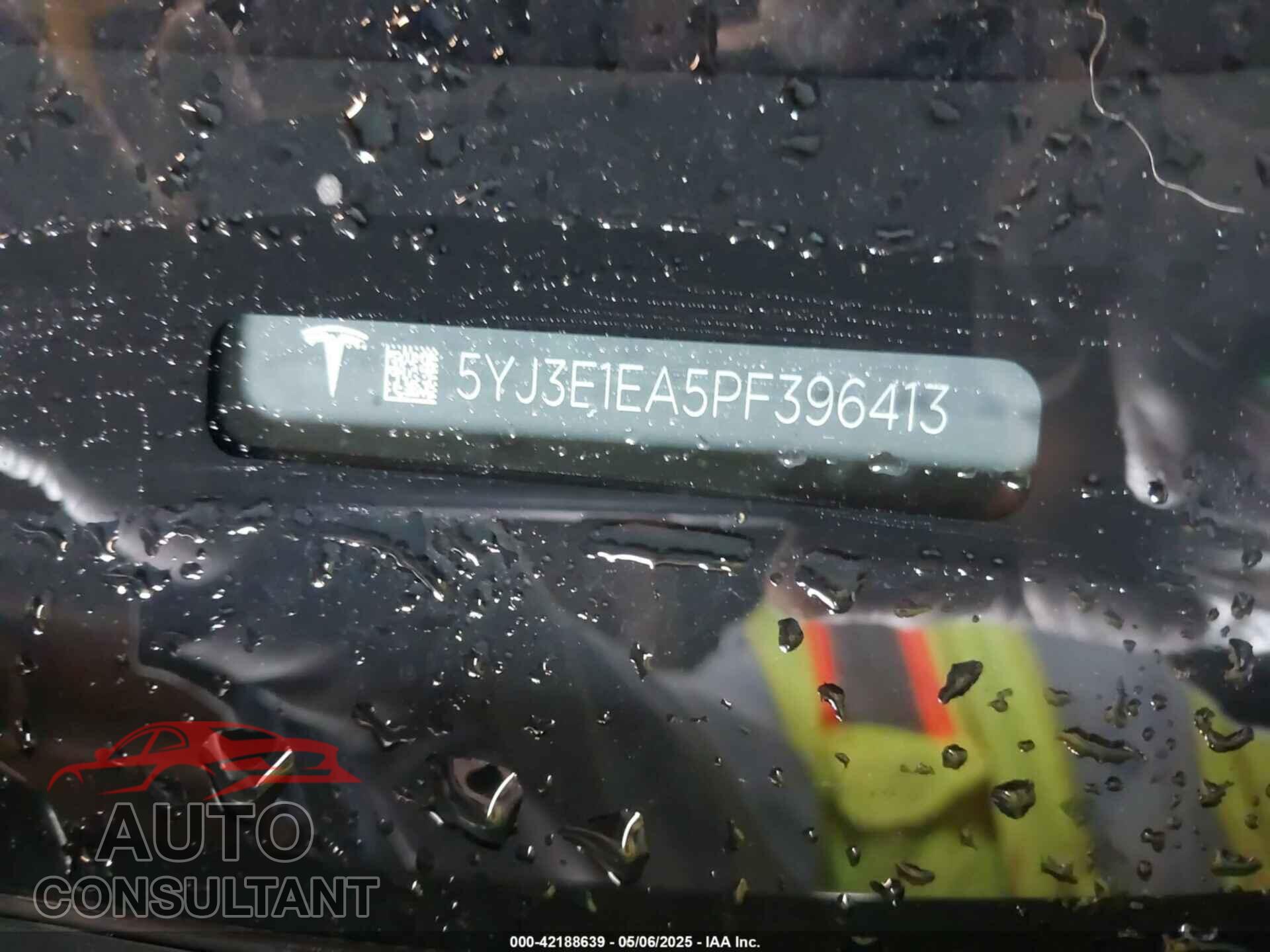 TESLA MODEL 3 2023 - 5YJ3E1EA5PF396413