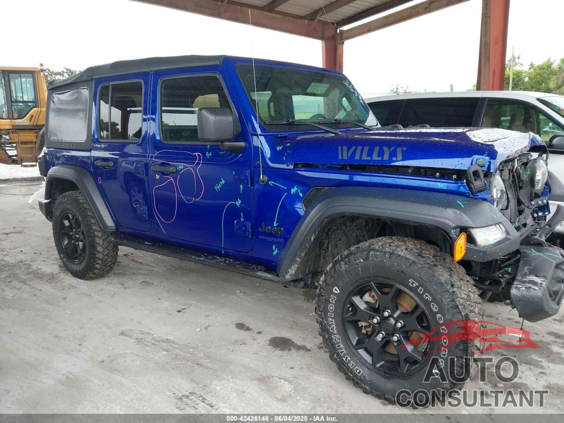 JEEP WRANGLER UNLIMITED 2020 - 1C4HJXDN8LW261392