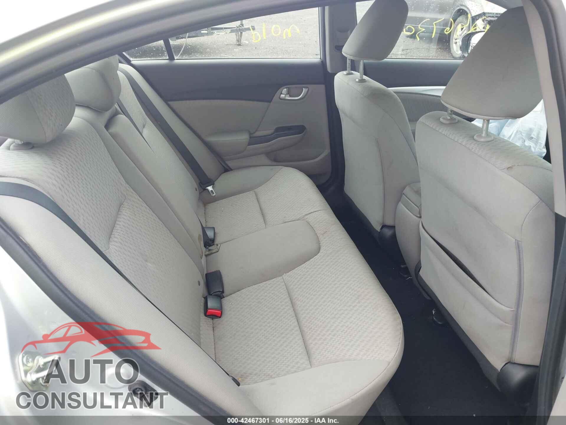 HONDA CIVIC 2015 - 19XFB2F84FE040708