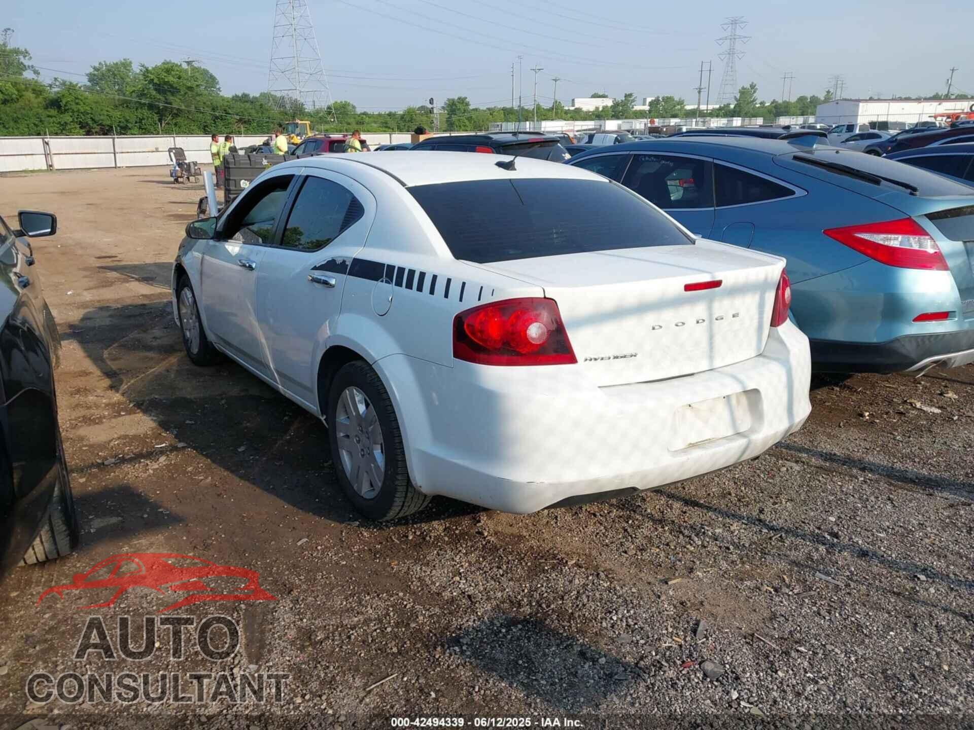 DODGE AVENGER 2011 - 1B3BD4FB0BN598708