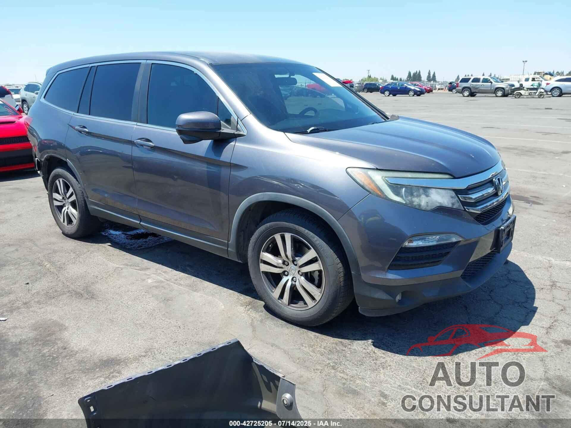HONDA PILOT 2017 - 5FNYF5H37HB028596