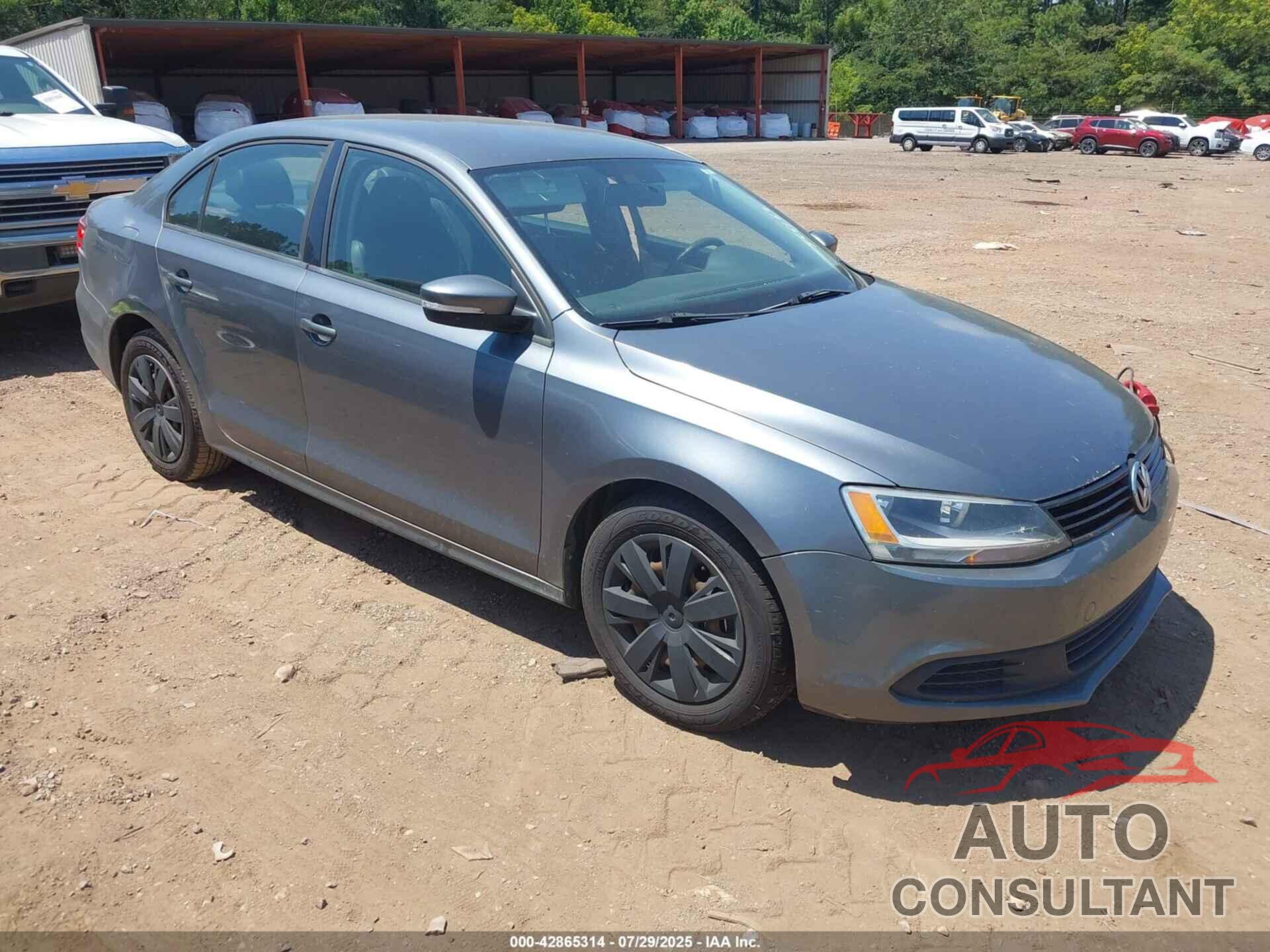 VOLKSWAGEN JETTA 2012 - 3VWDP7AJ7CM366162