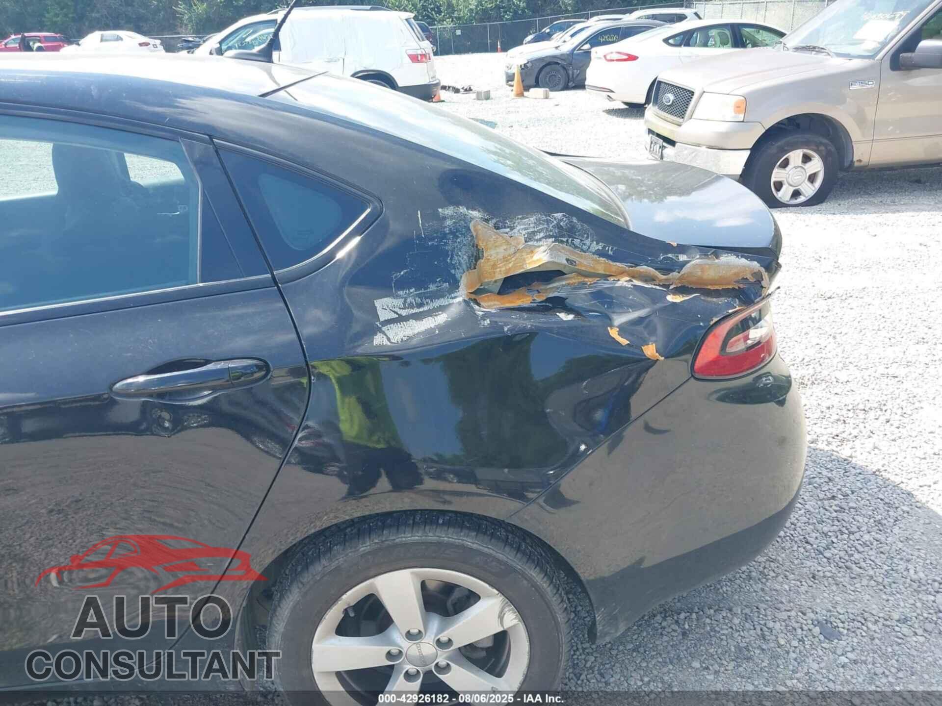 DODGE DART 2015 - 1C3CDFBB9FD276847