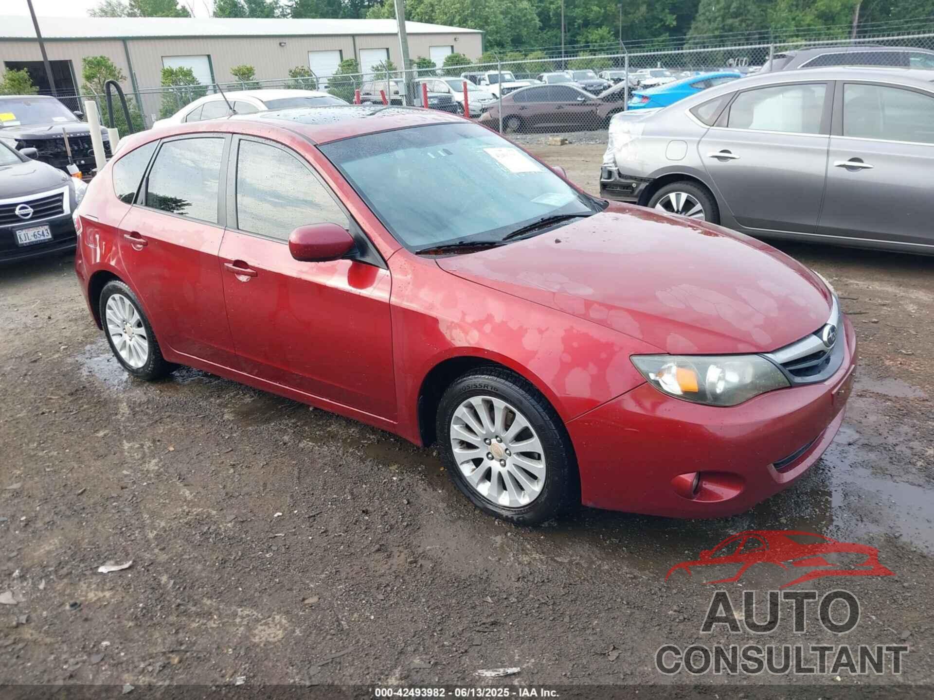 SUBARU IMPREZA 2010 - JF1GH6B61AH805431
