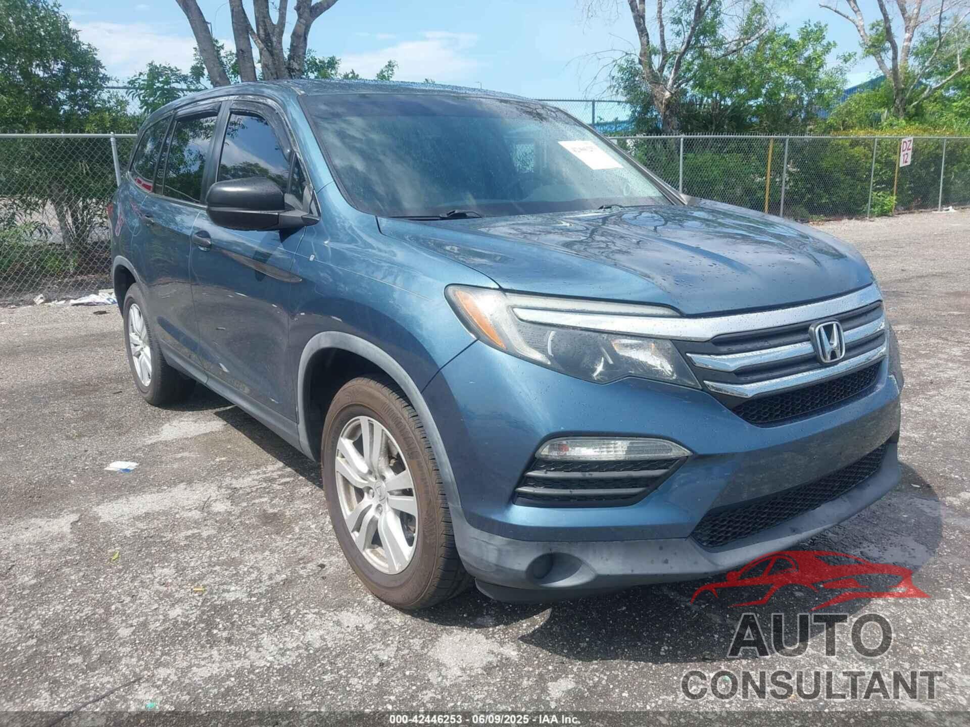 HONDA PILOT 2018 - 5FNYF5H12JB005330