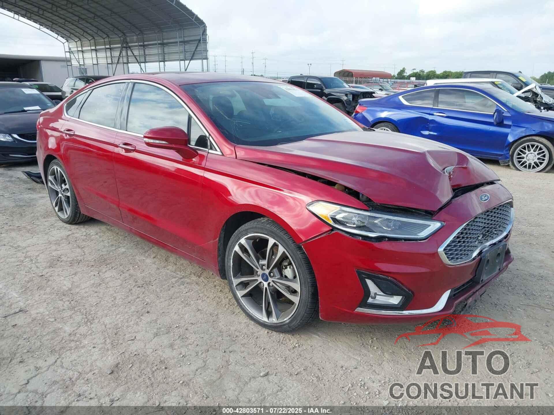 FORD FUSION 2019 - 3FA6P0K93KR132292