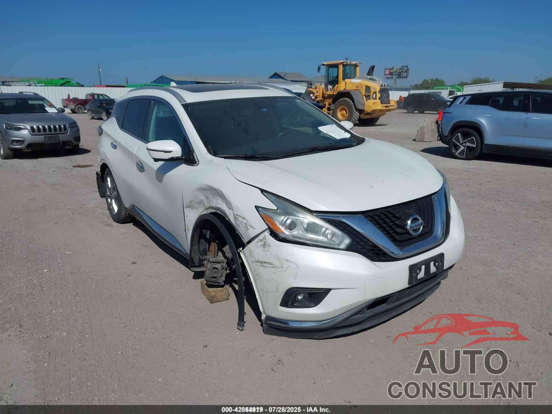 NISSAN MURANO 2017 - 5N1AZ2MH9HN187982