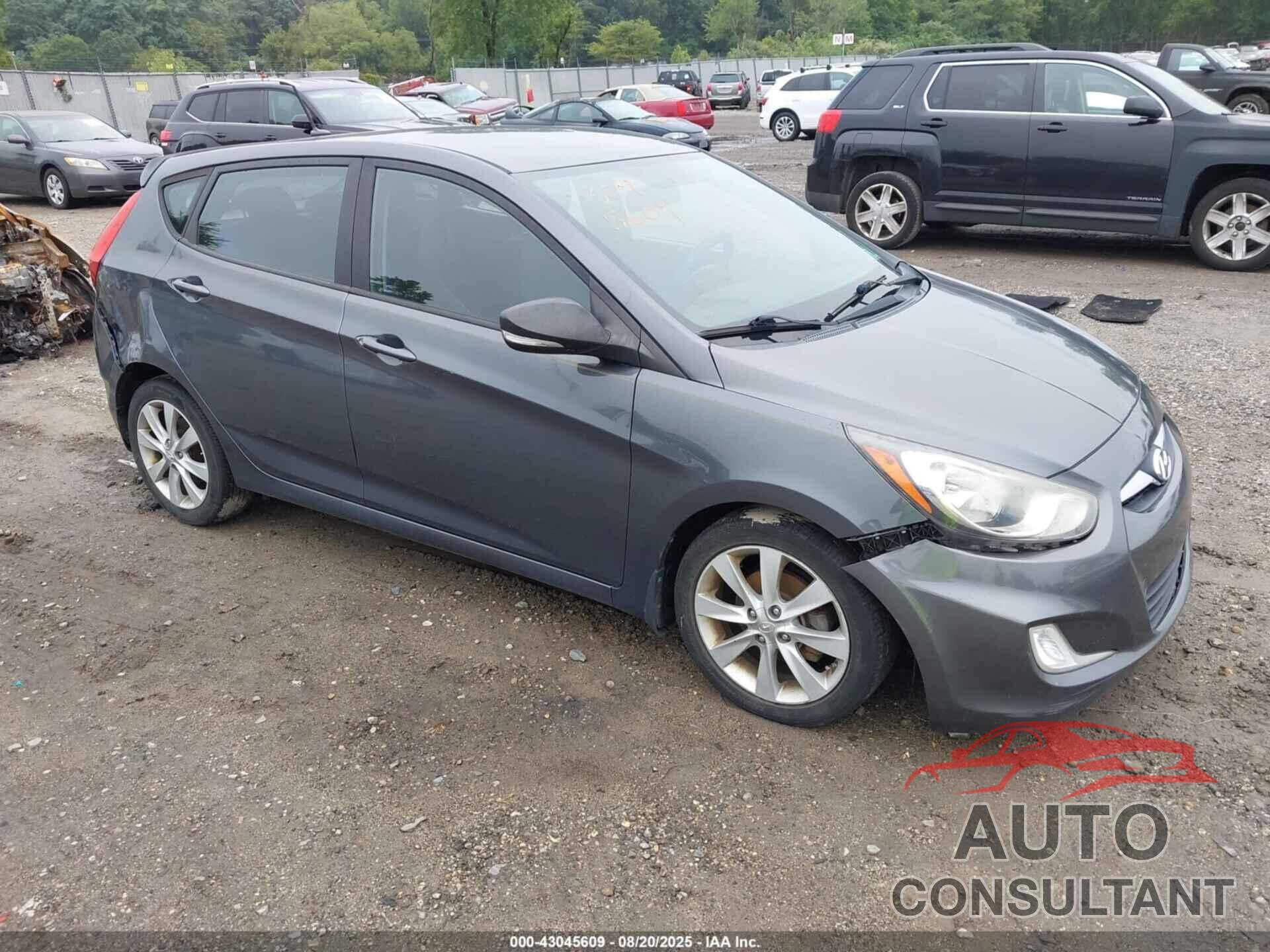 HYUNDAI ACCENT 2013 - KMHCU5AE5DU079295