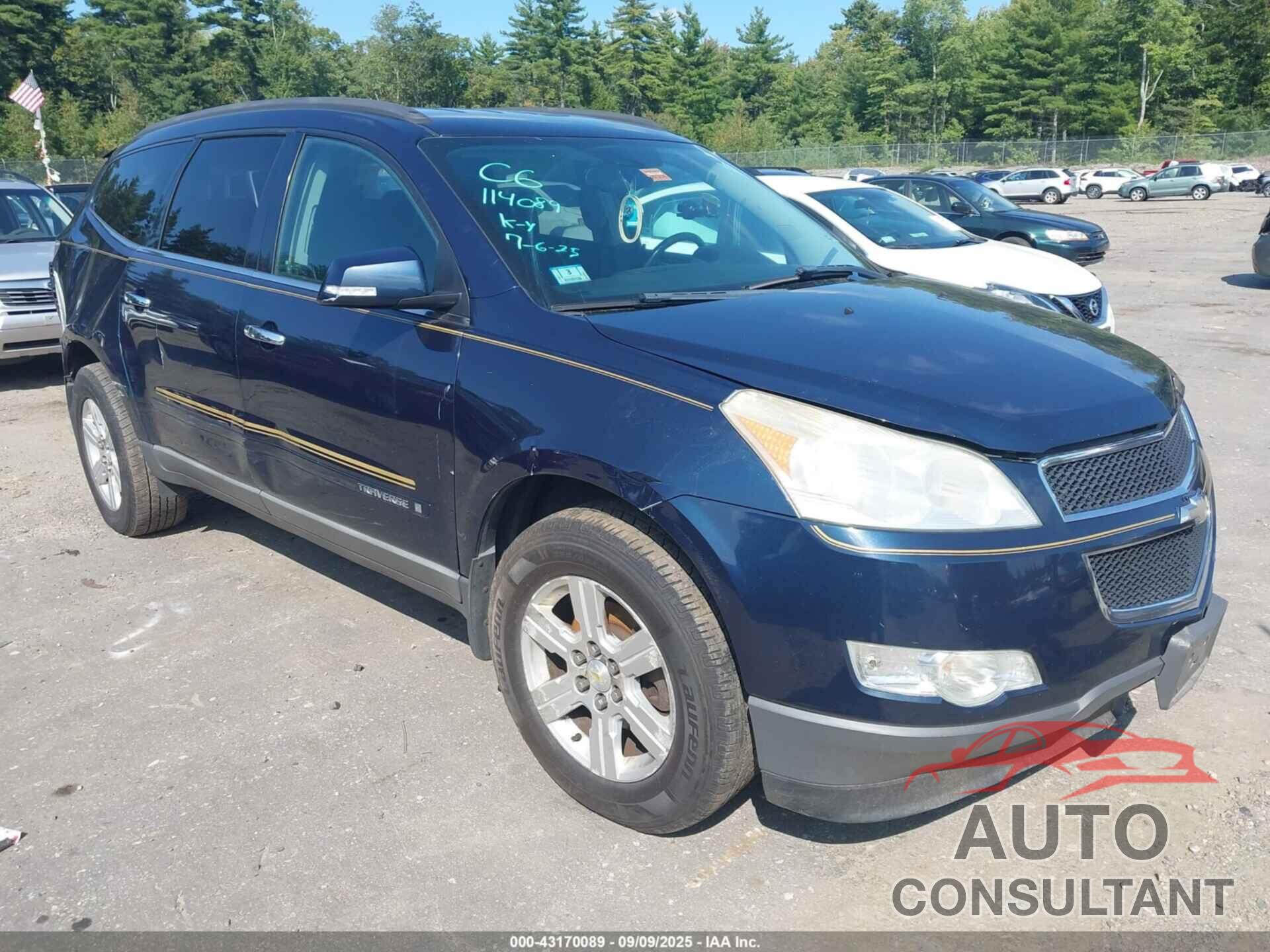 CHEVROLET TRAVERSE 2009 - 1GNEV23D59S141124
