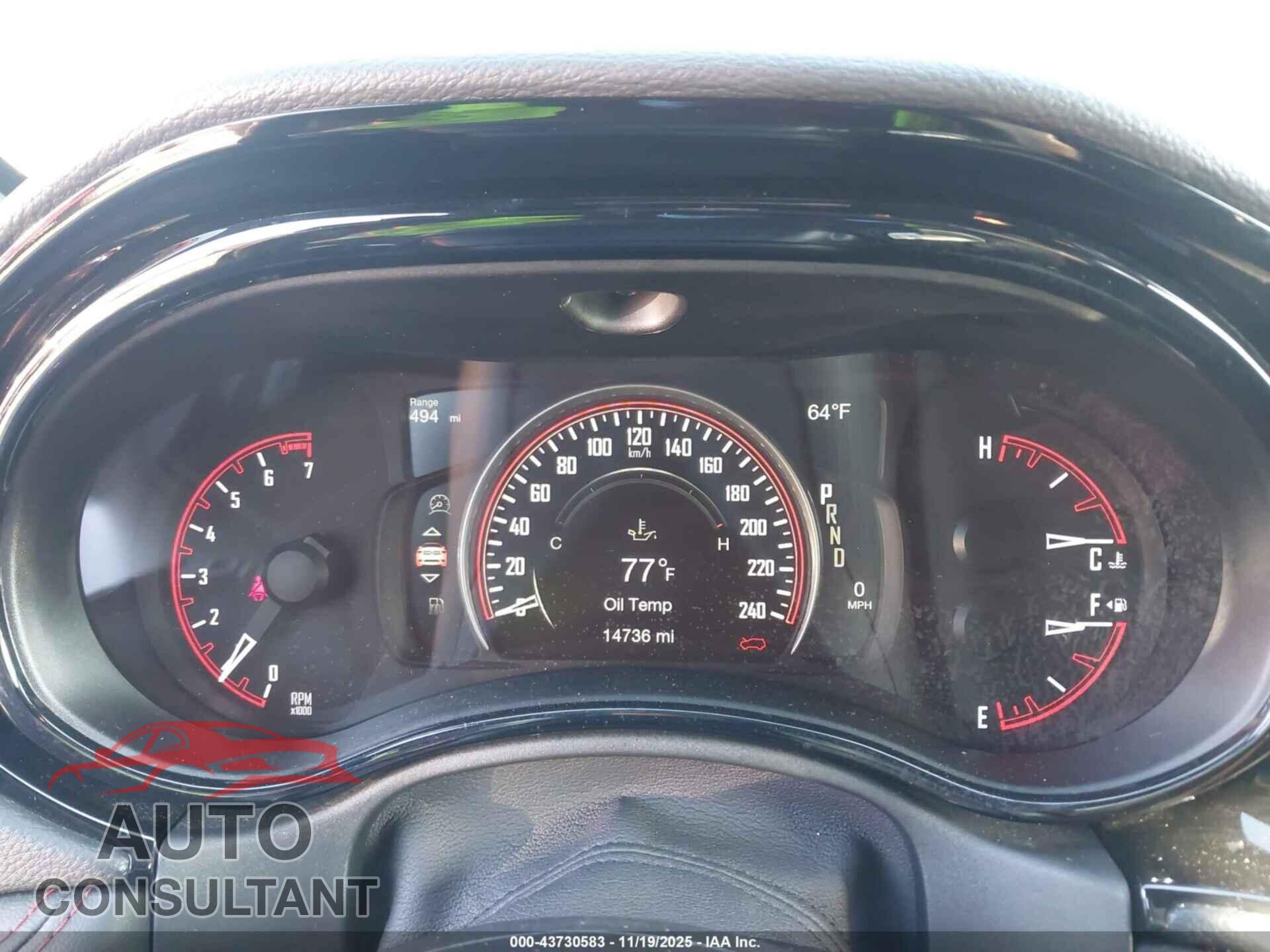 DODGE DURANGO 2025 - 1C4RDJDG6SC552872