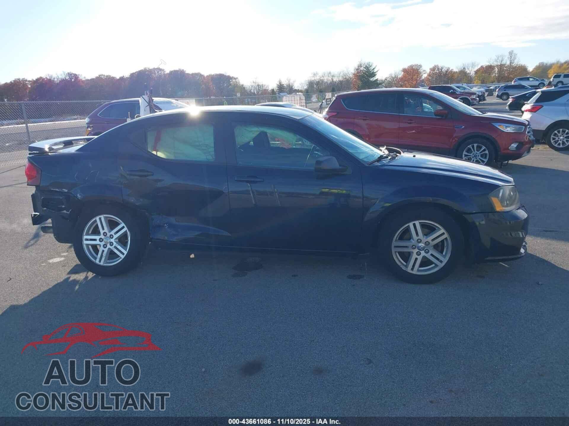 DODGE AVENGER 2013 - 1C3CDZAG4DN771768