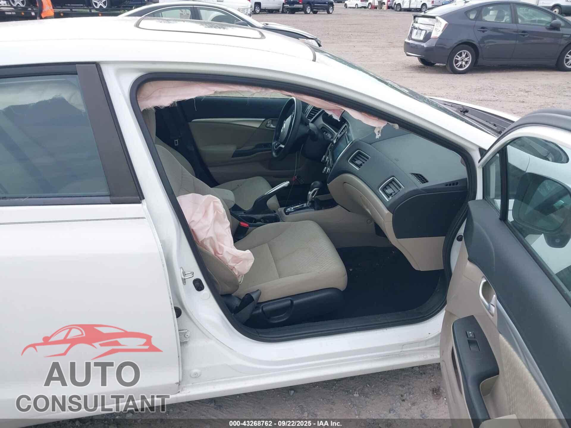HONDA CIVIC 2015 - 19XFB2F89FE226292