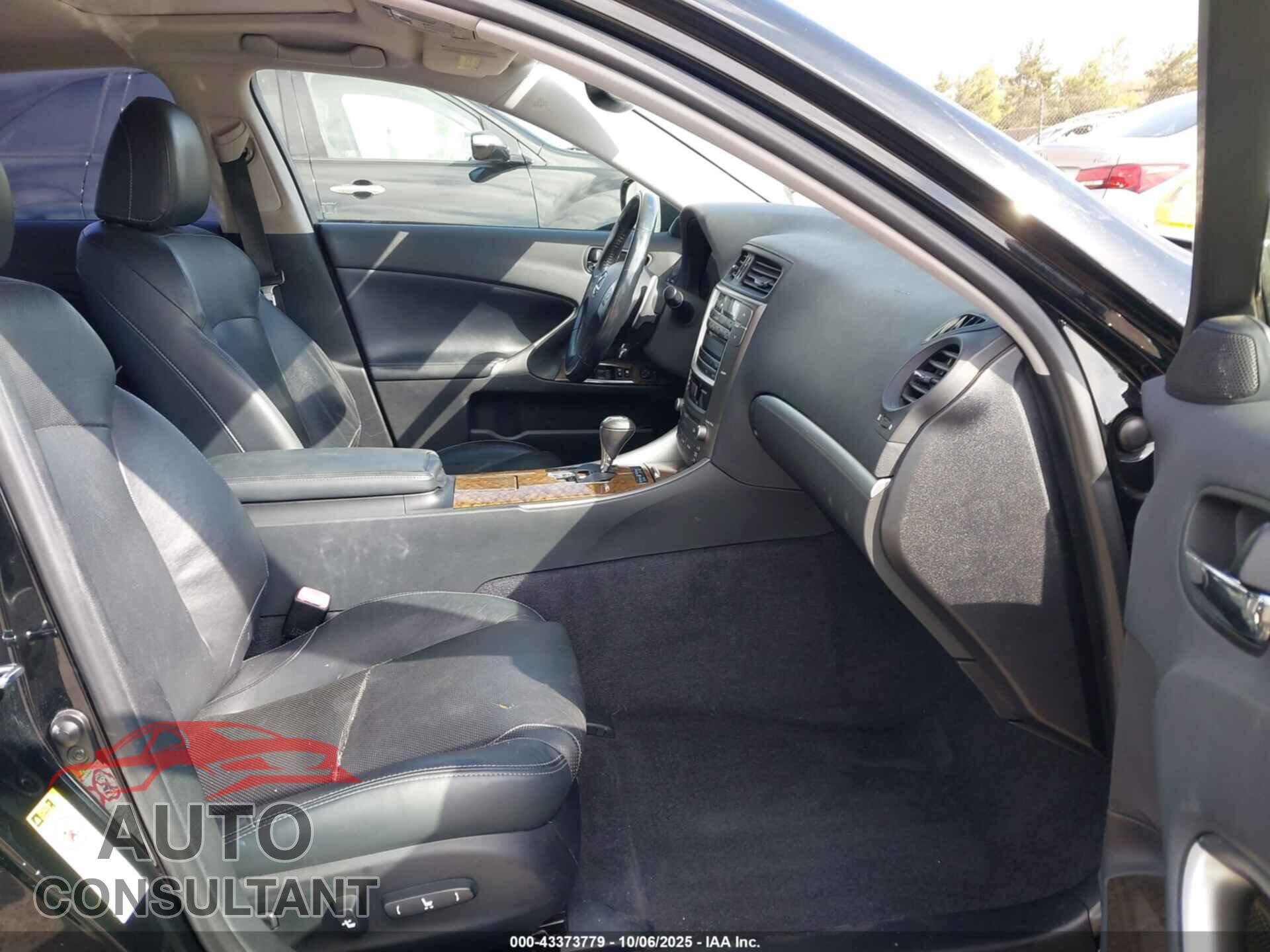 LEXUS IS 250 2011 - JTHBF5C25B5156508