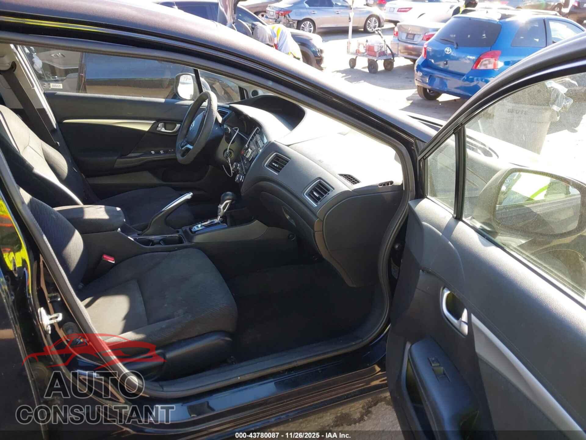 HONDA CIVIC 2013 - 19XFB2F83DE272486