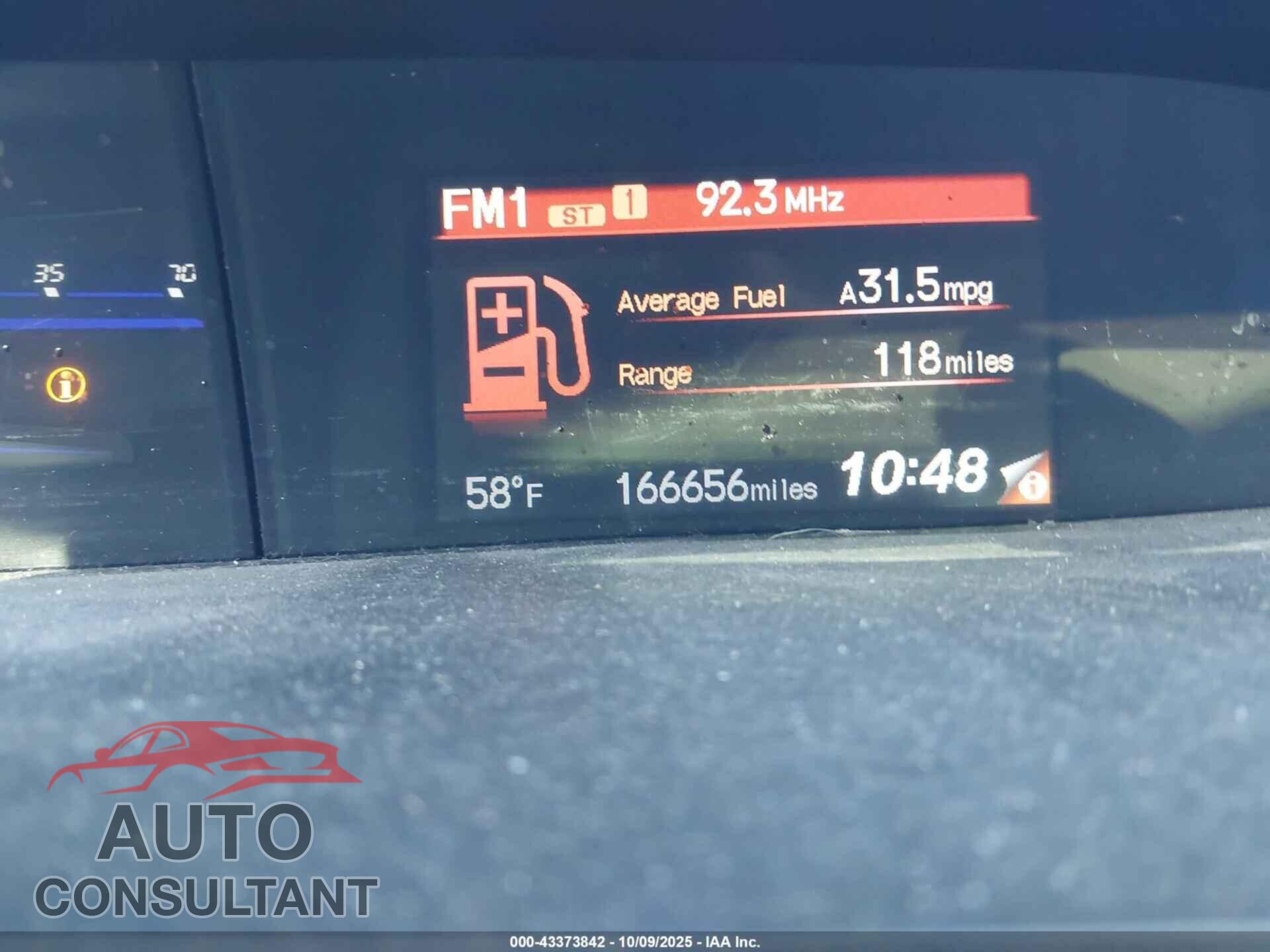 HONDA CIVIC 2012 - 19XFB2F81CE050513