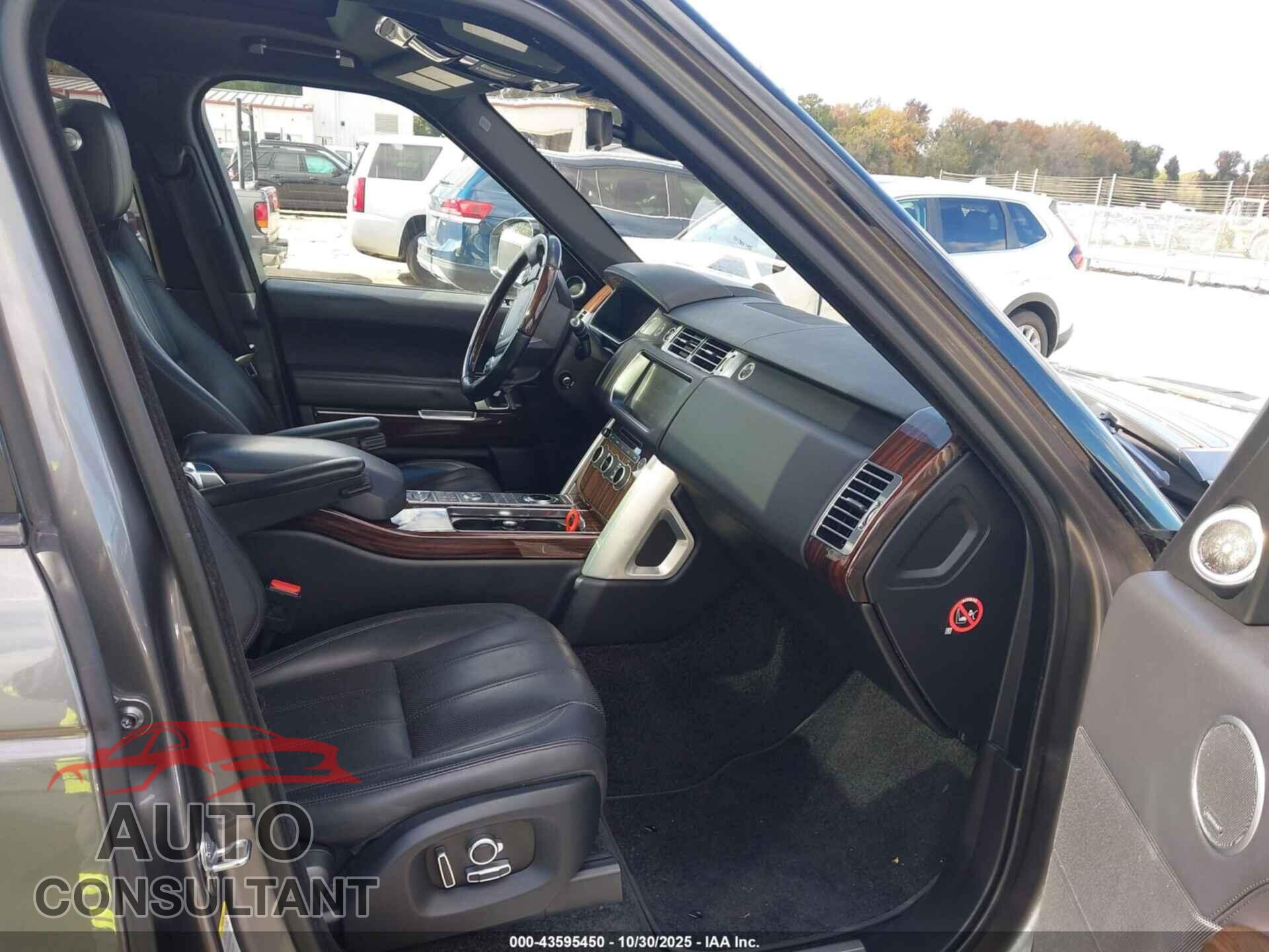 LAND ROVER RANGE ROVER 2017 - SALGS2FE6HA320493