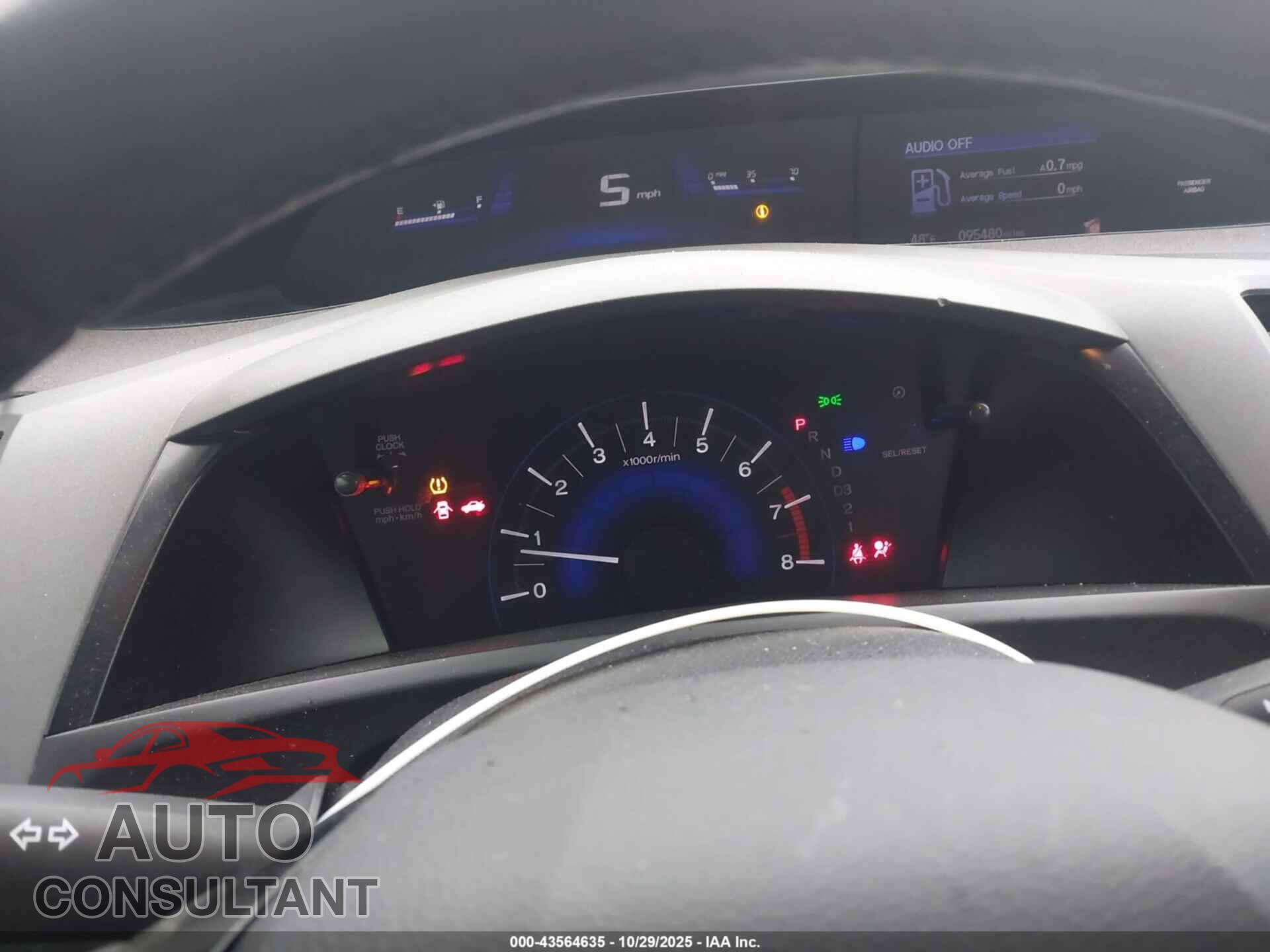 HONDA CIVIC 2012 - 2HGFB2F96CH517830