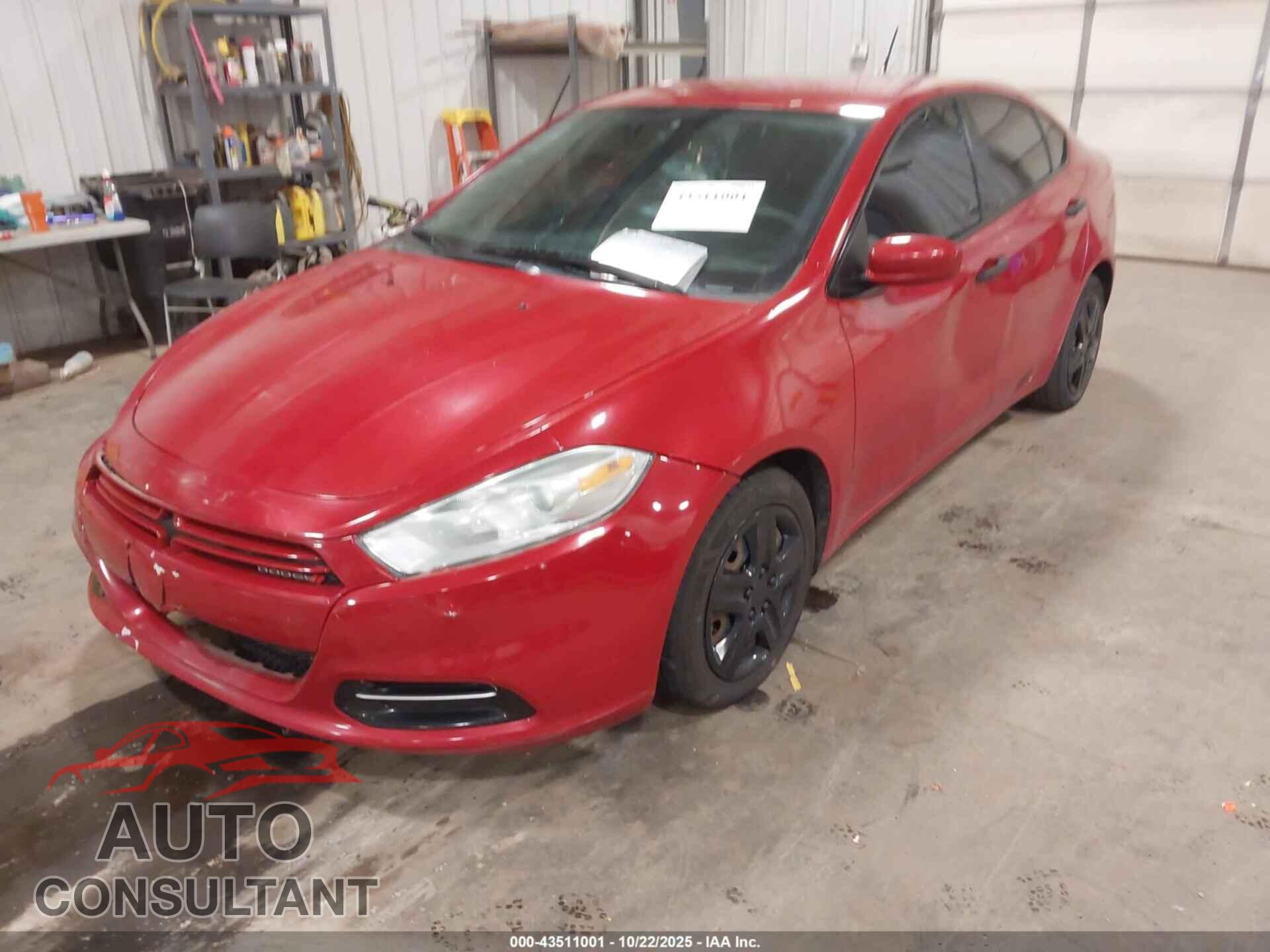DODGE DART 2013 - 1C3CDFAA7DD313173